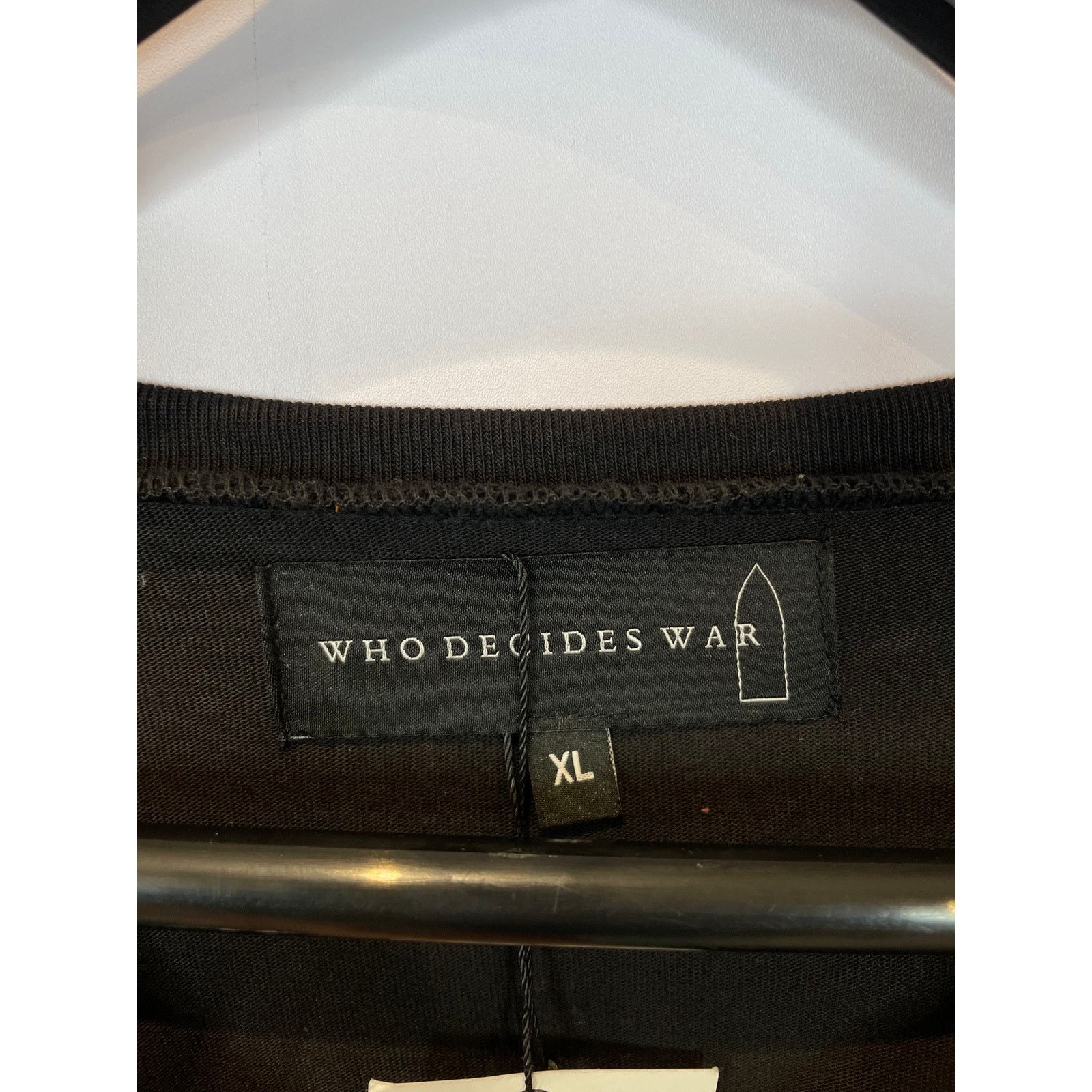 Who Decides War WDW Black Double LS Tonal New XL Size US XL / EU 56 / 4 - 2 Thumbnail