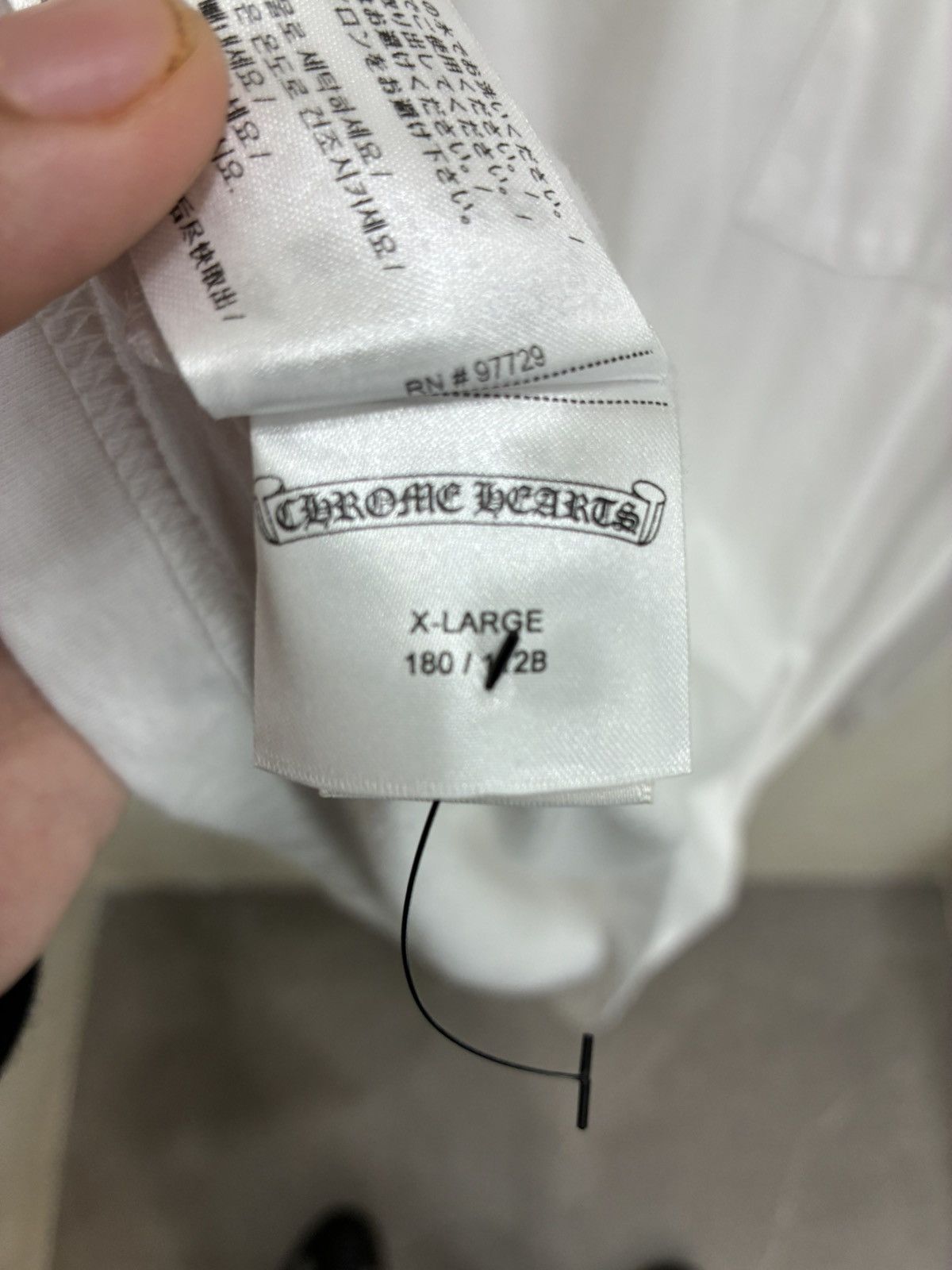 Chrome Hearts Chrome Hearts Neck Logo Long Sleeve Crewneck Size US XL / EU 56 / 4 - 10 Thumbnail