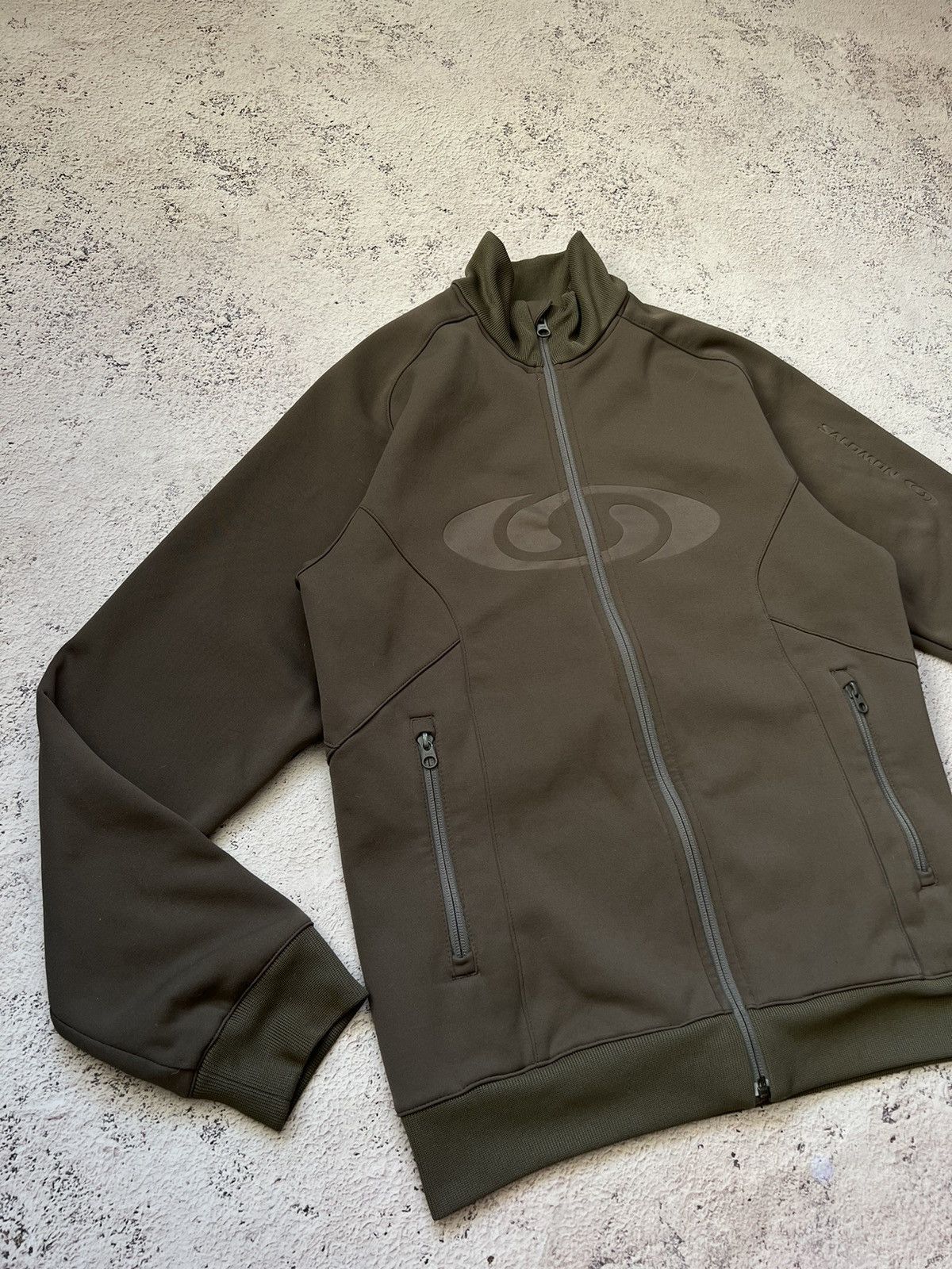 Salomon × Vintage Salomon Softshell Full Zip Jacket Gorpcore Size US S / EU 44-46 / 1 - 8 Thumbnail