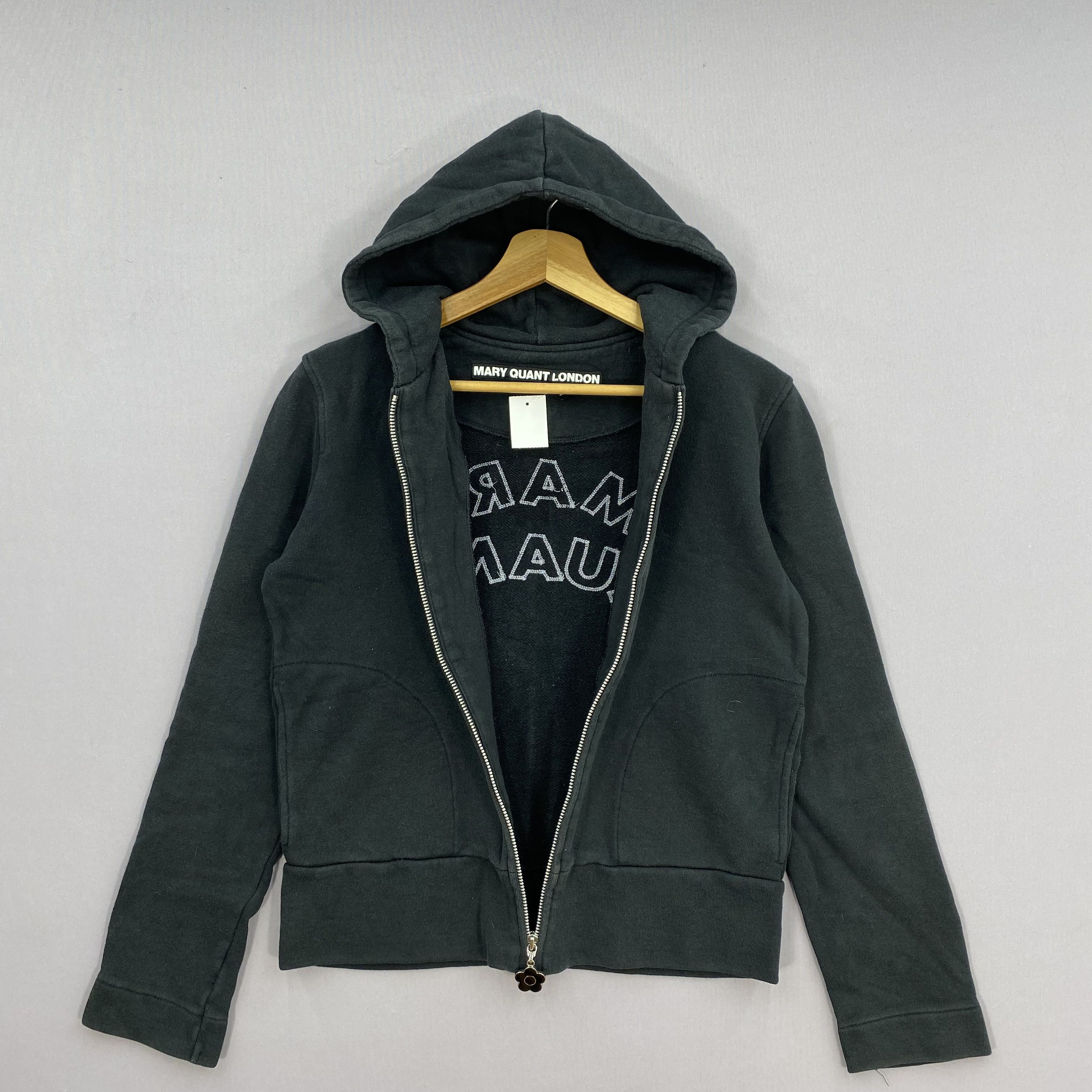 Japanese Brand Vintage Y2K Mary Quant London Full Zip Hoodie Sweater Size S / US 4 / IT 40 - 4 Thumbnail