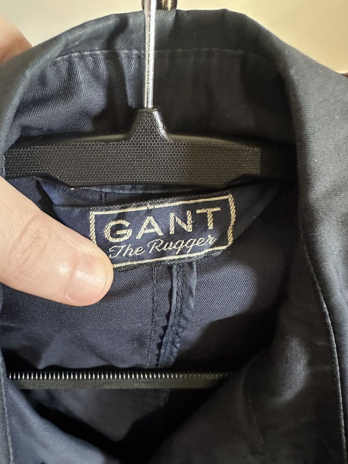 Gant Vintage navy blue fishermans rain jacket duster cargo Size US L / EU 52-54 / 3 - 10 Thumbnail