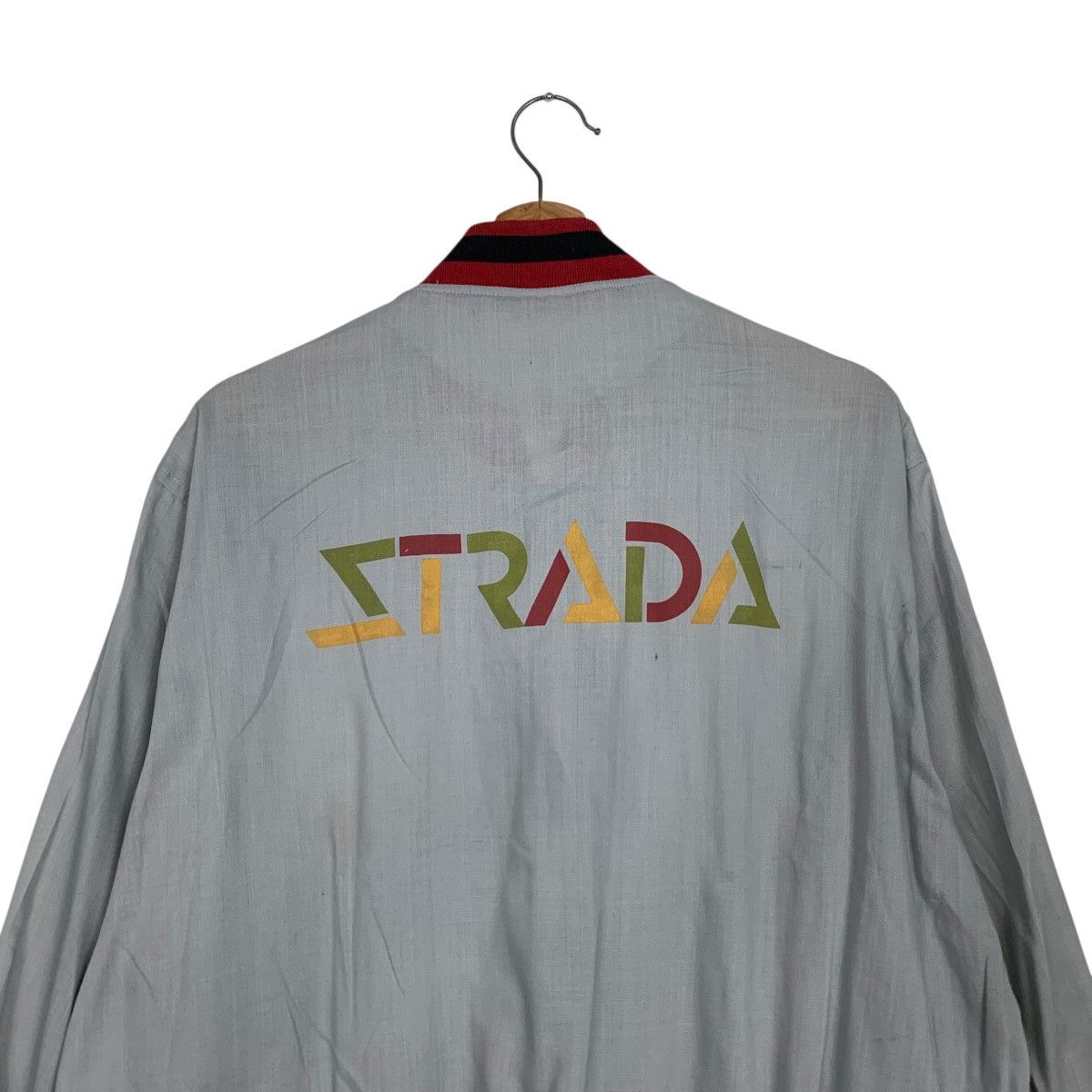 Vintage Vintage 90s STRADA Big Logo Bomber Jacket #2709-C122 Size US M / EU 48-50 / 2 - 2 Thumbnail