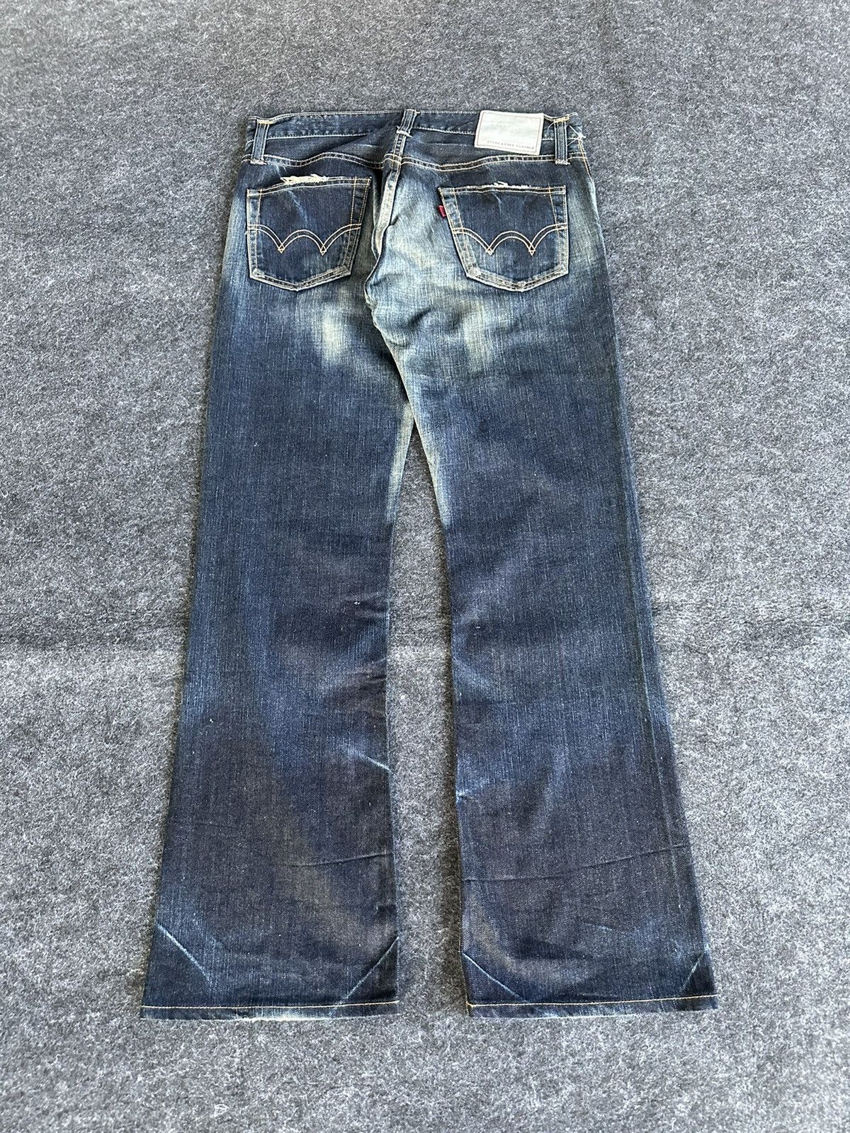 Edwin Edwin Rebel Limited Flare Vintage Denim 32x32 D366 Size US 32 / EU 48 - 4 Thumbnail