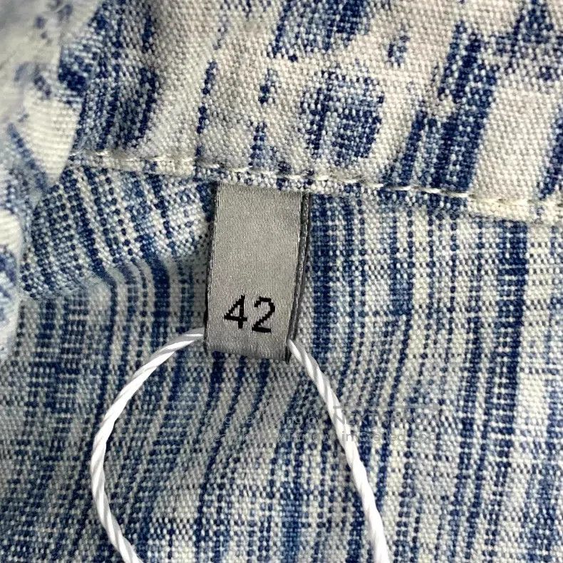 Dior Dior Blue logo jacquard full print cotton lapel single-bre Size US XS / EU 42 / 0 - 6 Thumbnail