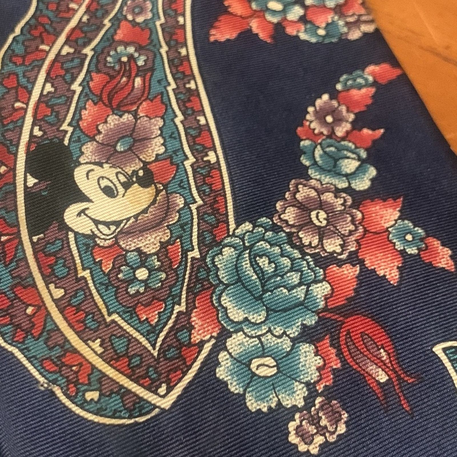 Disney Mickey Mouse Disney 100% silk vintage necktie Size ONE SIZE - 4 Thumbnail