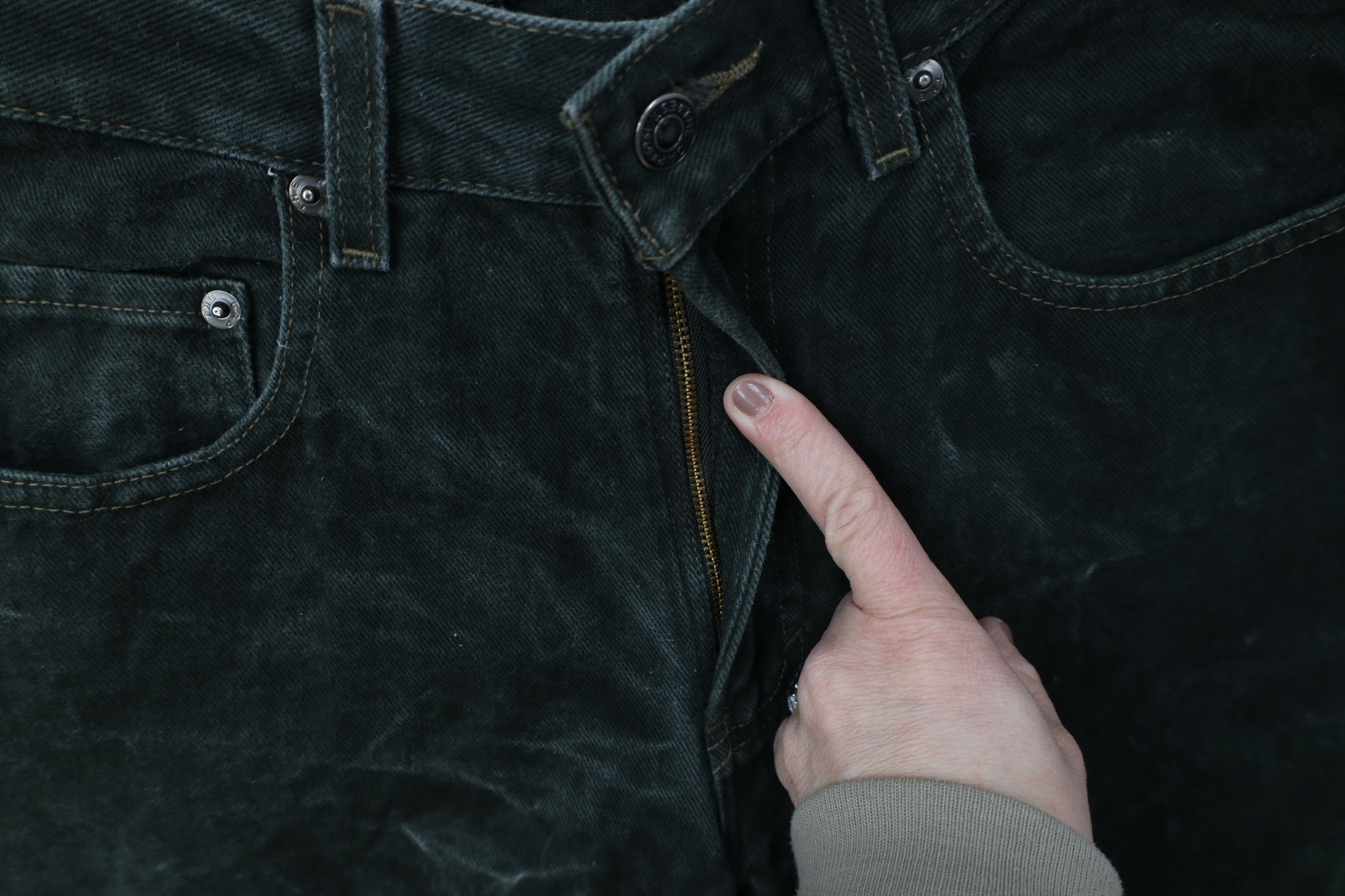 Gap Vintage 90s Gap Baggy Loose Fit Denim Jeans Green Cotton Size US 30 / EU 46 - 7 Thumbnail