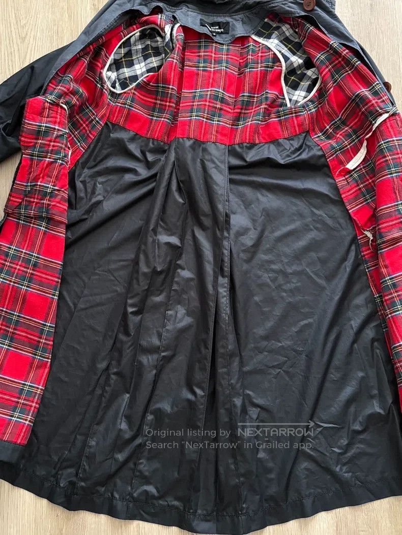 Comme des Garcons Comme Des Garcons Navy black trench coat Size S / US 4 / IT 40 - 3 Thumbnail