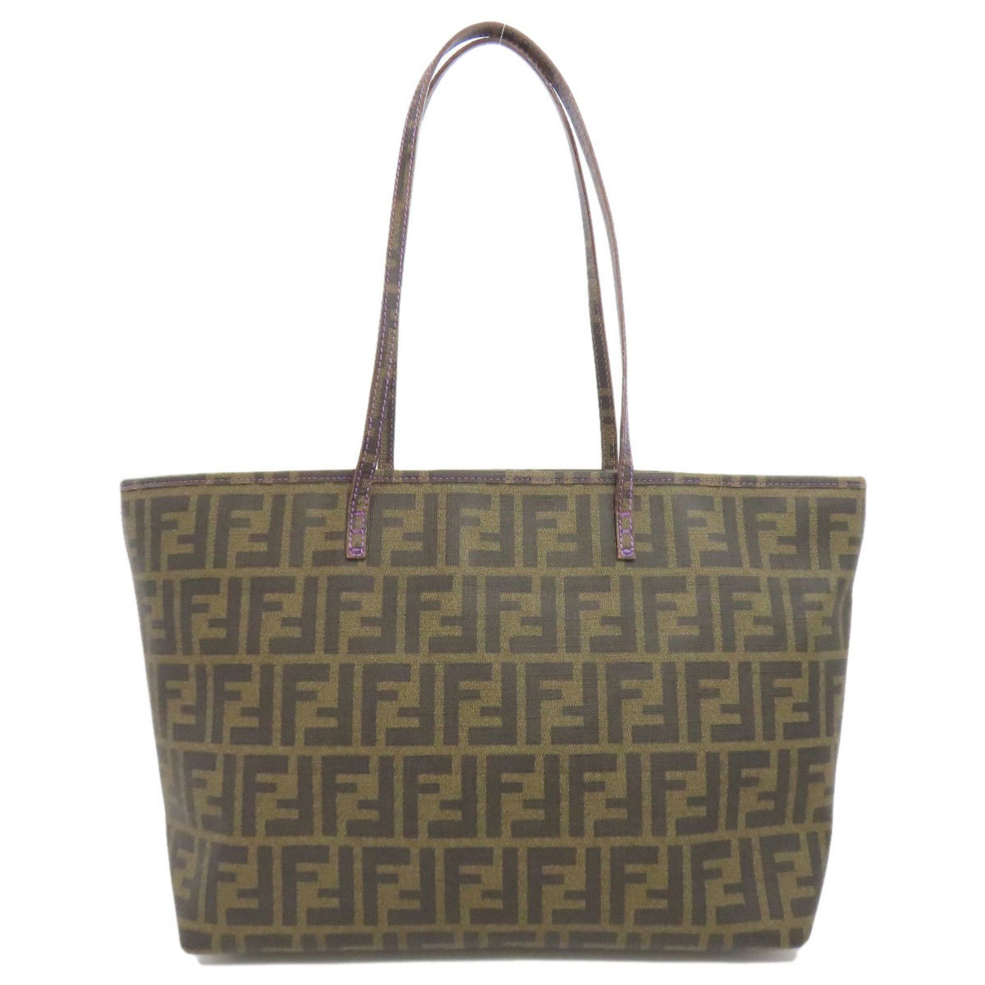 Fendi Zucca Tote Bag For Women in Brown