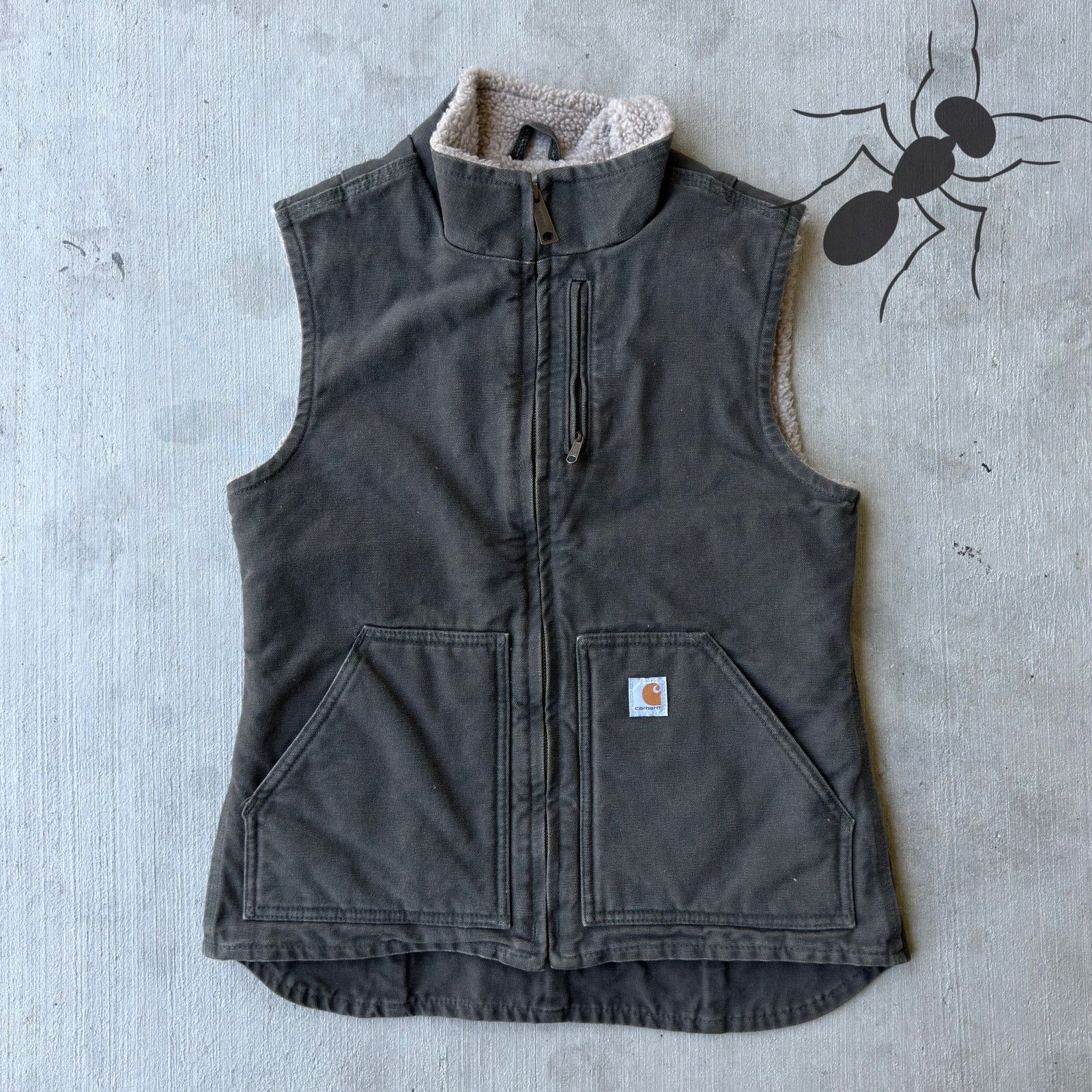 Carhartt × Vintage Carhartt WOMENS WV001 green work wear vest Size US XS / EU 42 / 0 - 1 Thumbnail
