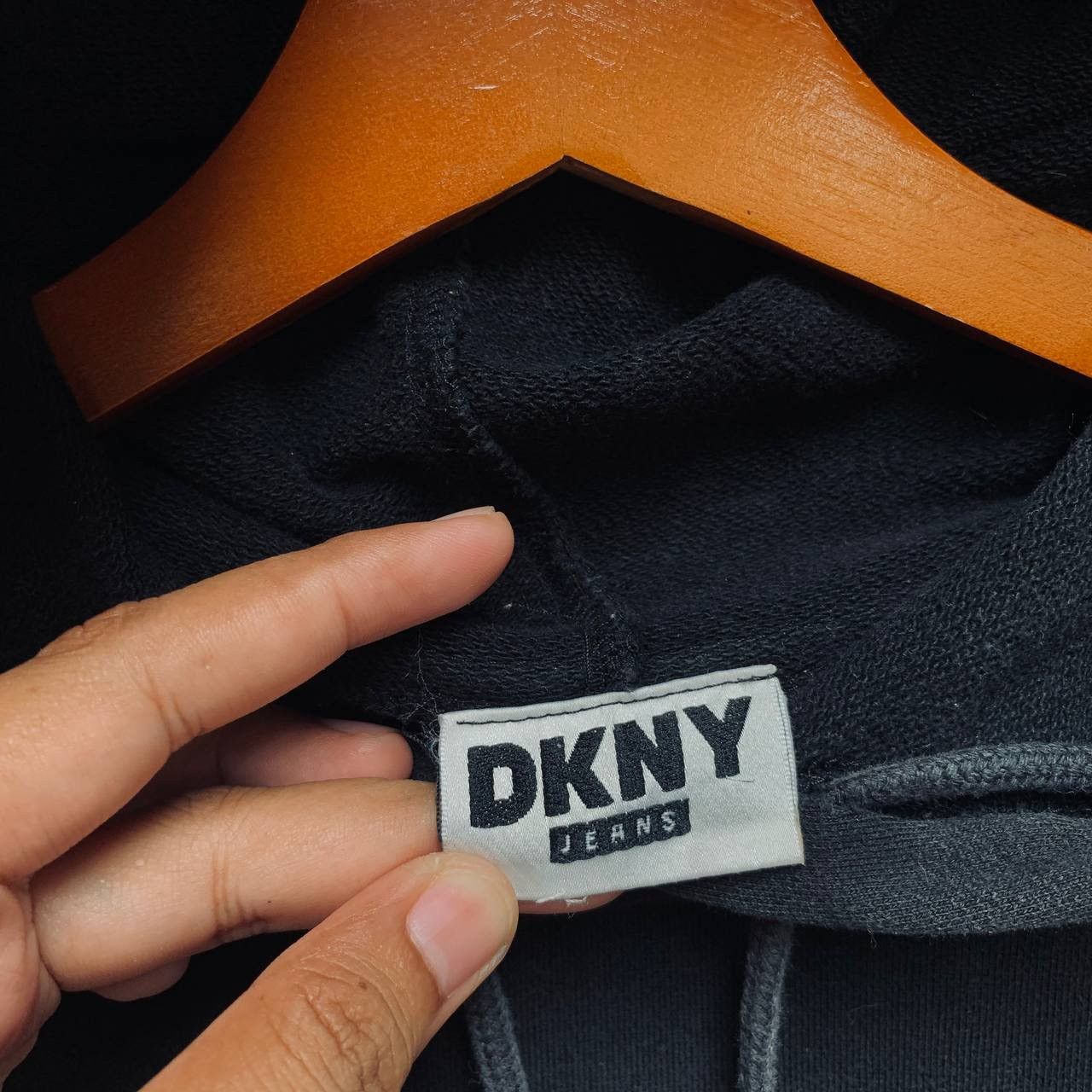 DKNY Vintage Y2K DKNY Big Logo Hoodie Size US L / EU 52-54 / 3 - 5 Thumbnail