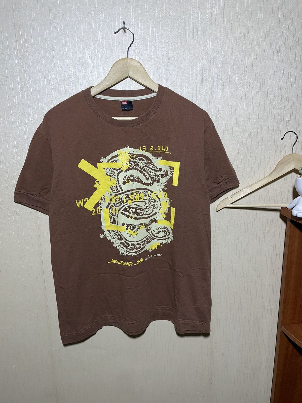 Diesel × Vintage Diesel vintage streetwear T shirt 90s Size US XXL / EU 58 / 5 - 1 Thumbnail