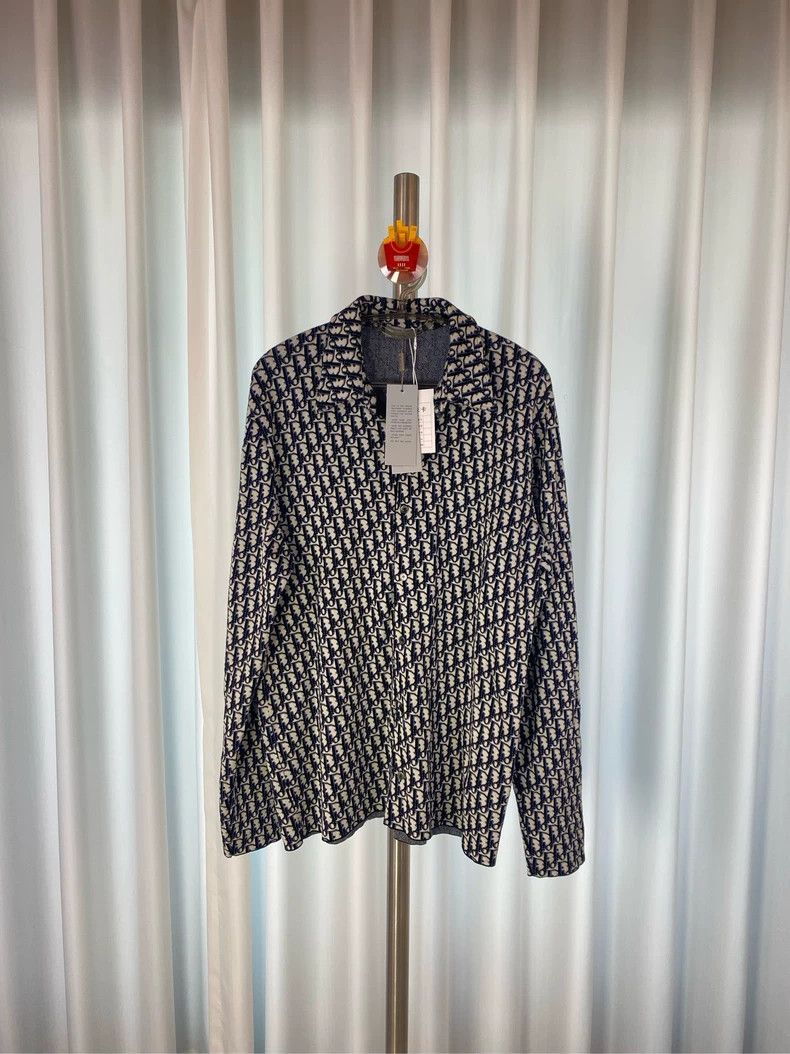 Dior Dior Brown full-print knitwear 2504-Nextarrow Size US L / EU 52-54 / 3 - 1 Thumbnail