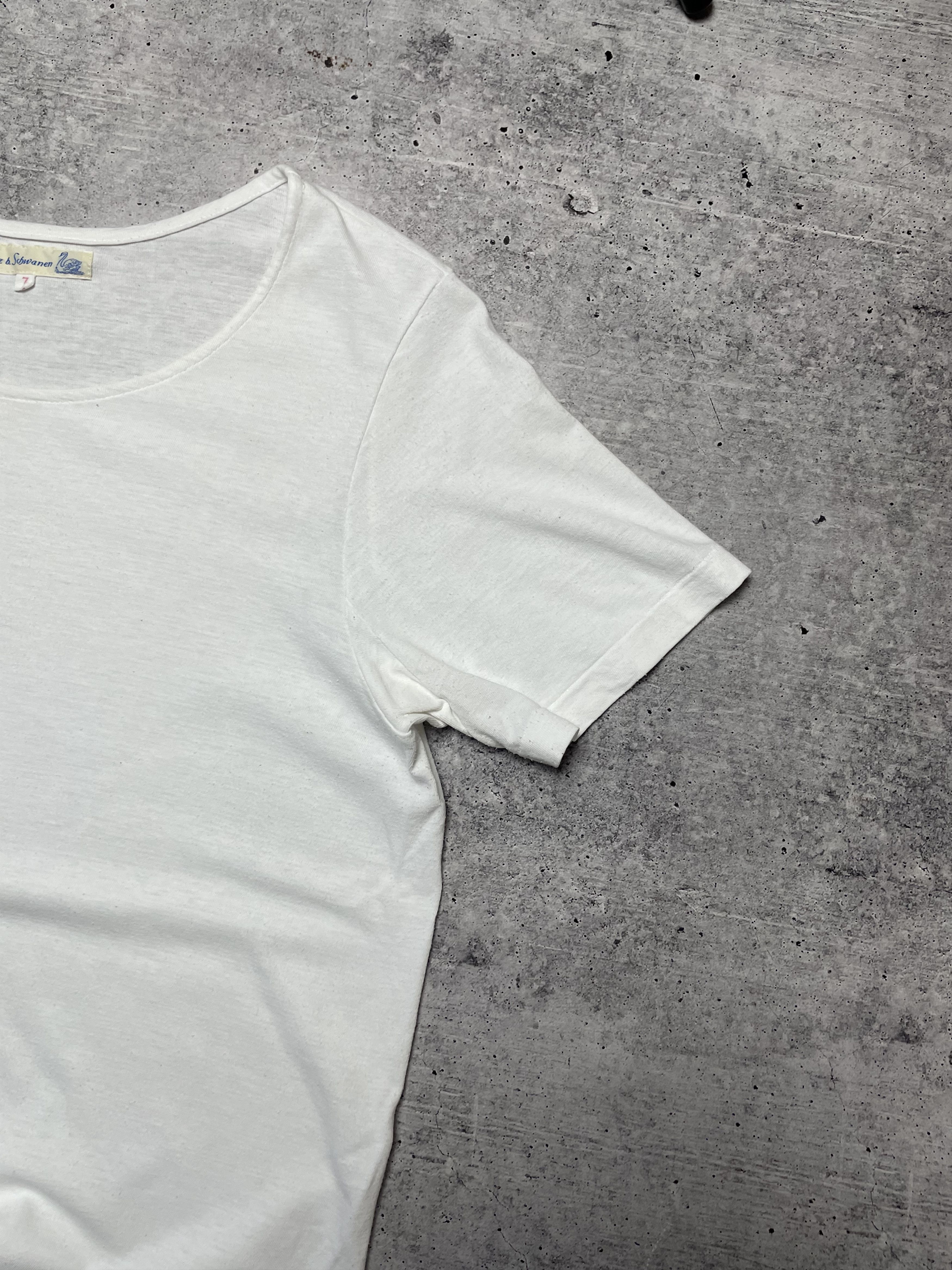 Merz B. Schwanen Merz b. Schwanen Scoop Neck Tee - Size 7 - Made in Germany Size XL / US 12-14 / IT 48-50 - 4 Thumbnail