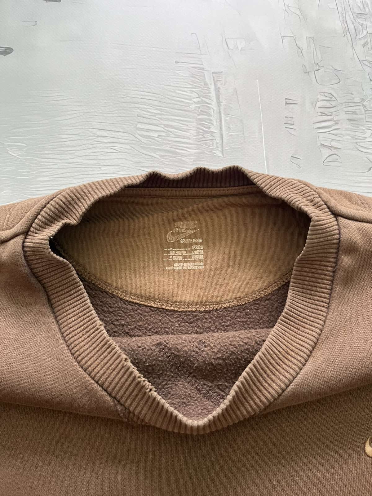 Nike Nike Y2K Vintage Sweater Streetwear Brown Size US L / EU 52-54 / 3 - 7 Thumbnail