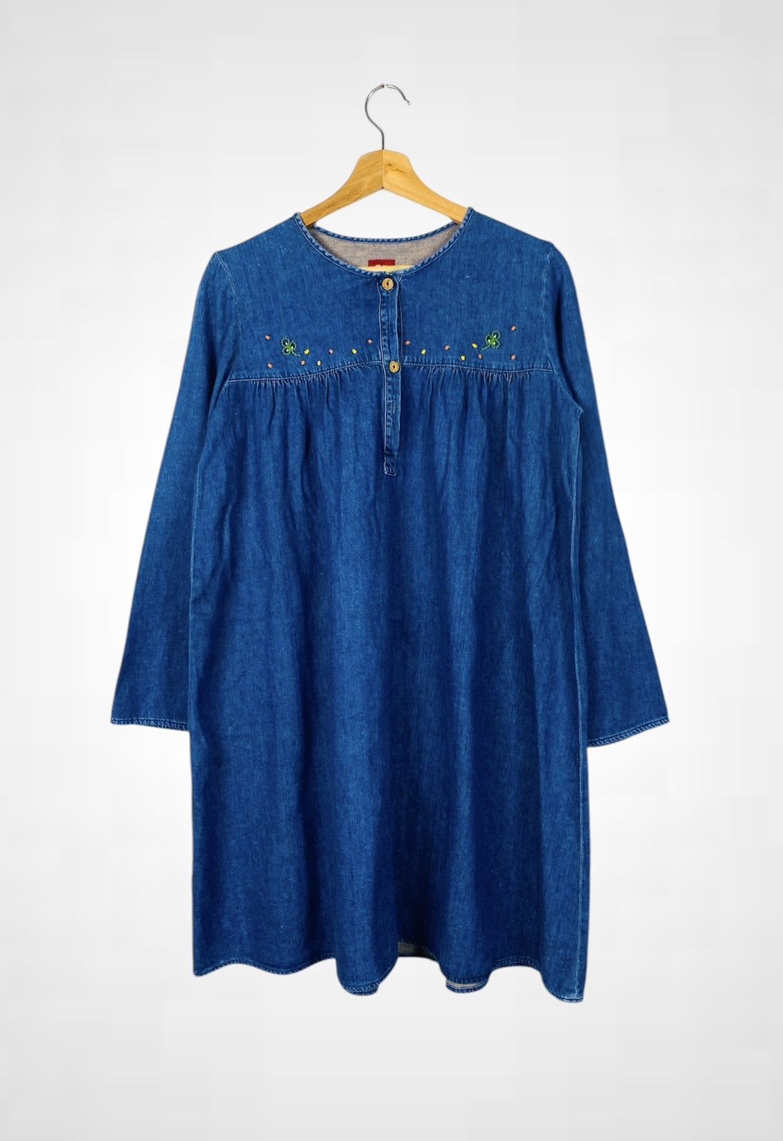 Hysteric Glamour Rare Vintage Hysteric Glamour Denim Dress / Blouse Size M / US 6-8 / IT 42-44 - 1 Thumbnail