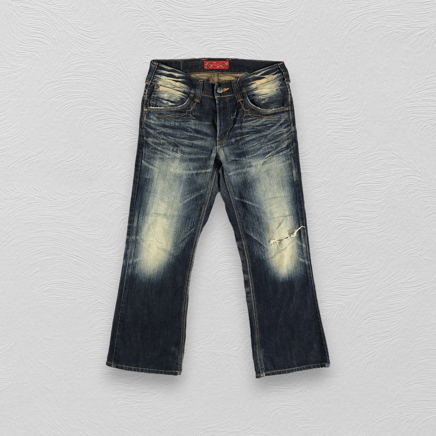 Edwin Distress Edwin XV Jeans Rusty Blue Denim KJ2427 Size US 32 / EU 48 - 1 Thumbnail
