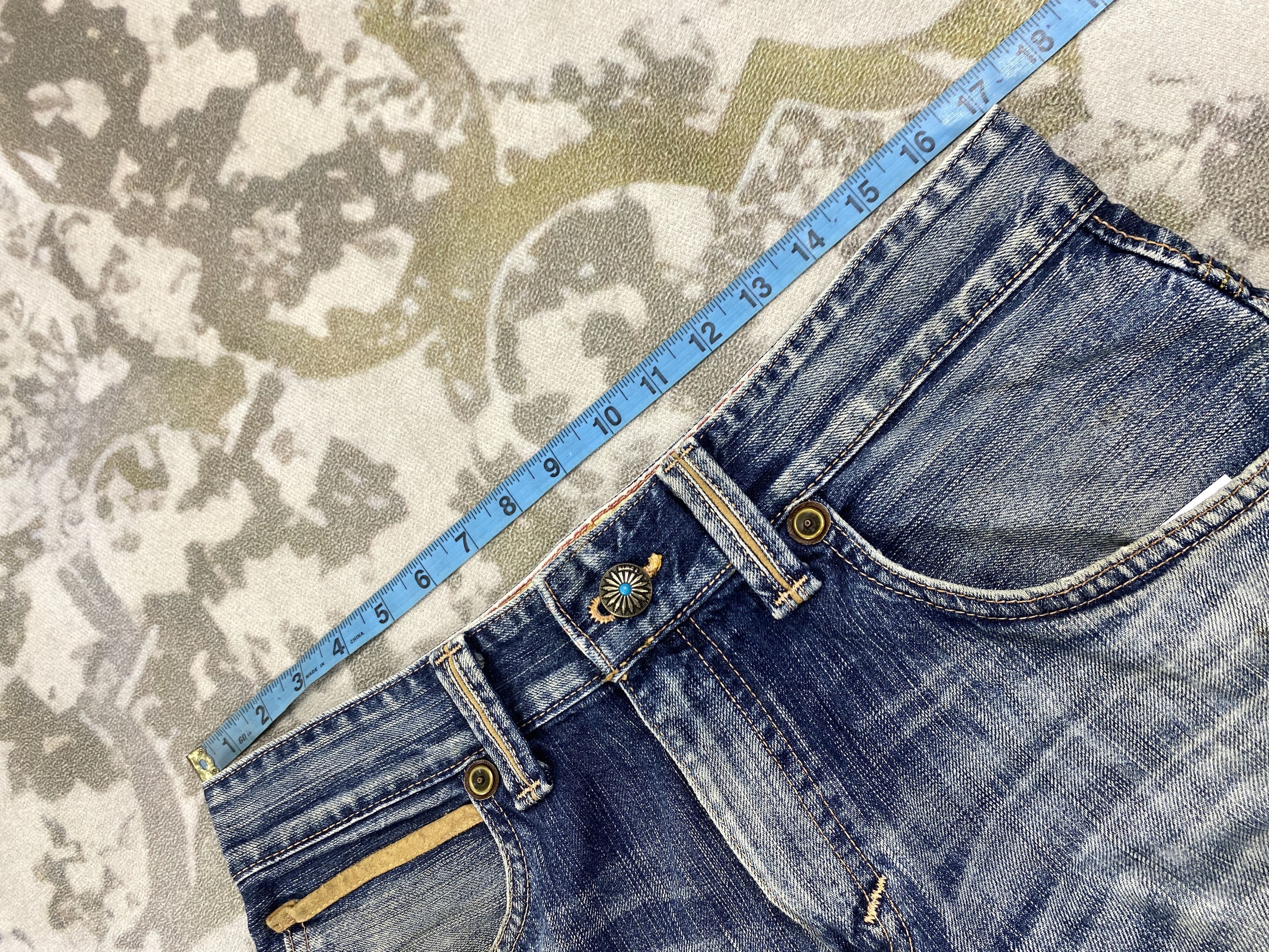Le Grande Bleu (L.G.B.) Vintage Edwin LGB style Flare Jeans 34x29.5 - JN 3023 Size US 34 / EU 50 - 5 Thumbnail