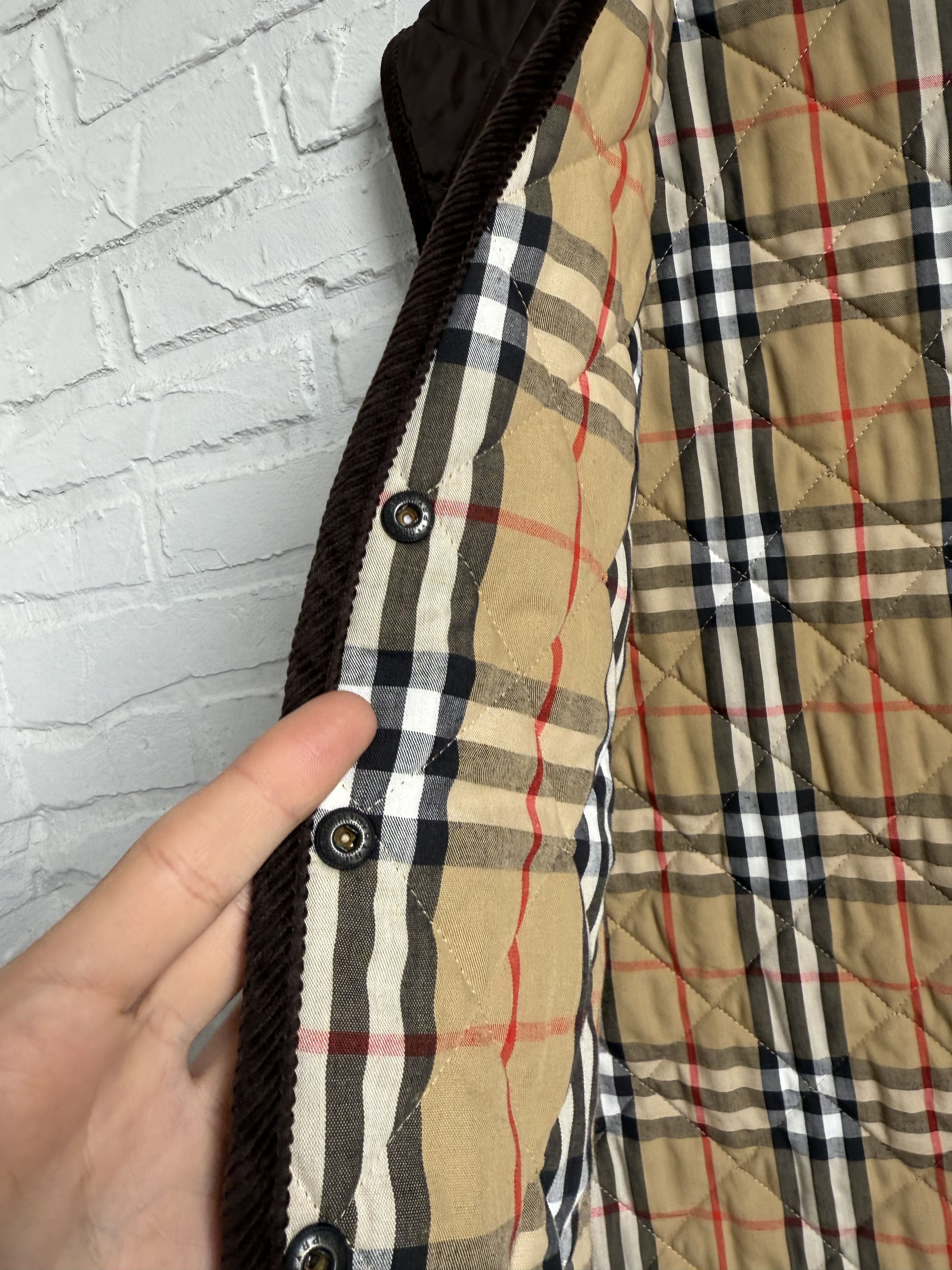 Burberry Vintage 90s Burberrys quilted liner vest nova check lining Size US XL / EU 56 / 4 - 6 Thumbnail
