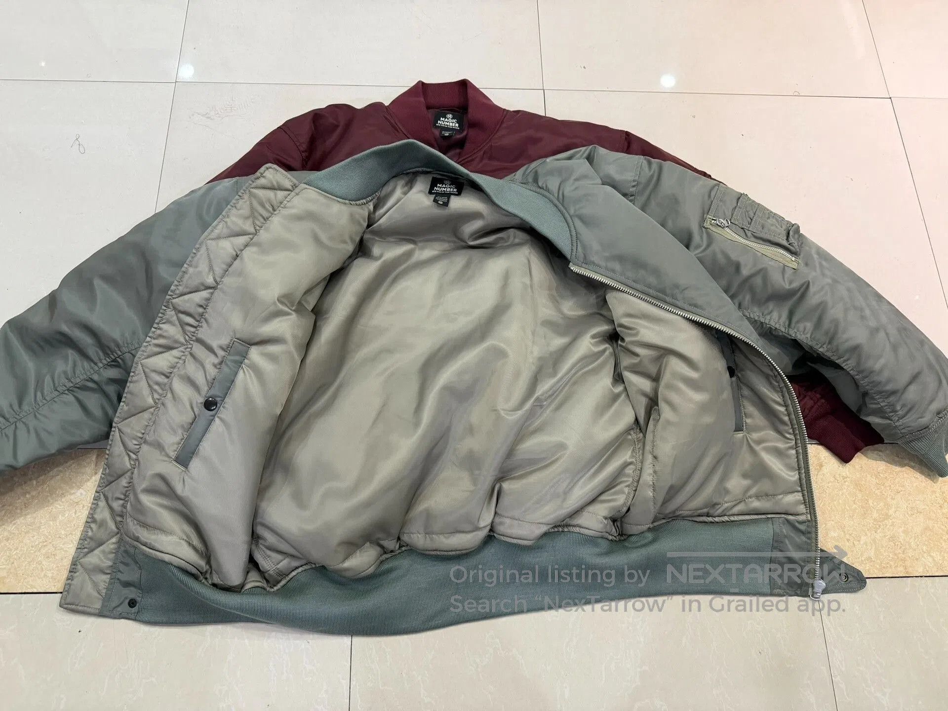 Numbers Magic Number MA1 3M Thinsulate Flight Jacket. Size US M / EU 48-50 / 2 - 6 Thumbnail