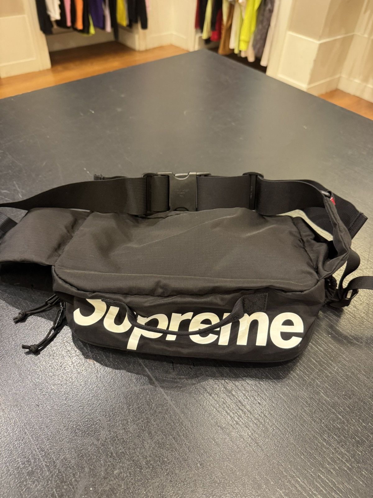 Supreme Supreme Waist Bag SS17 Black Size ONE SIZE - 3 Thumbnail