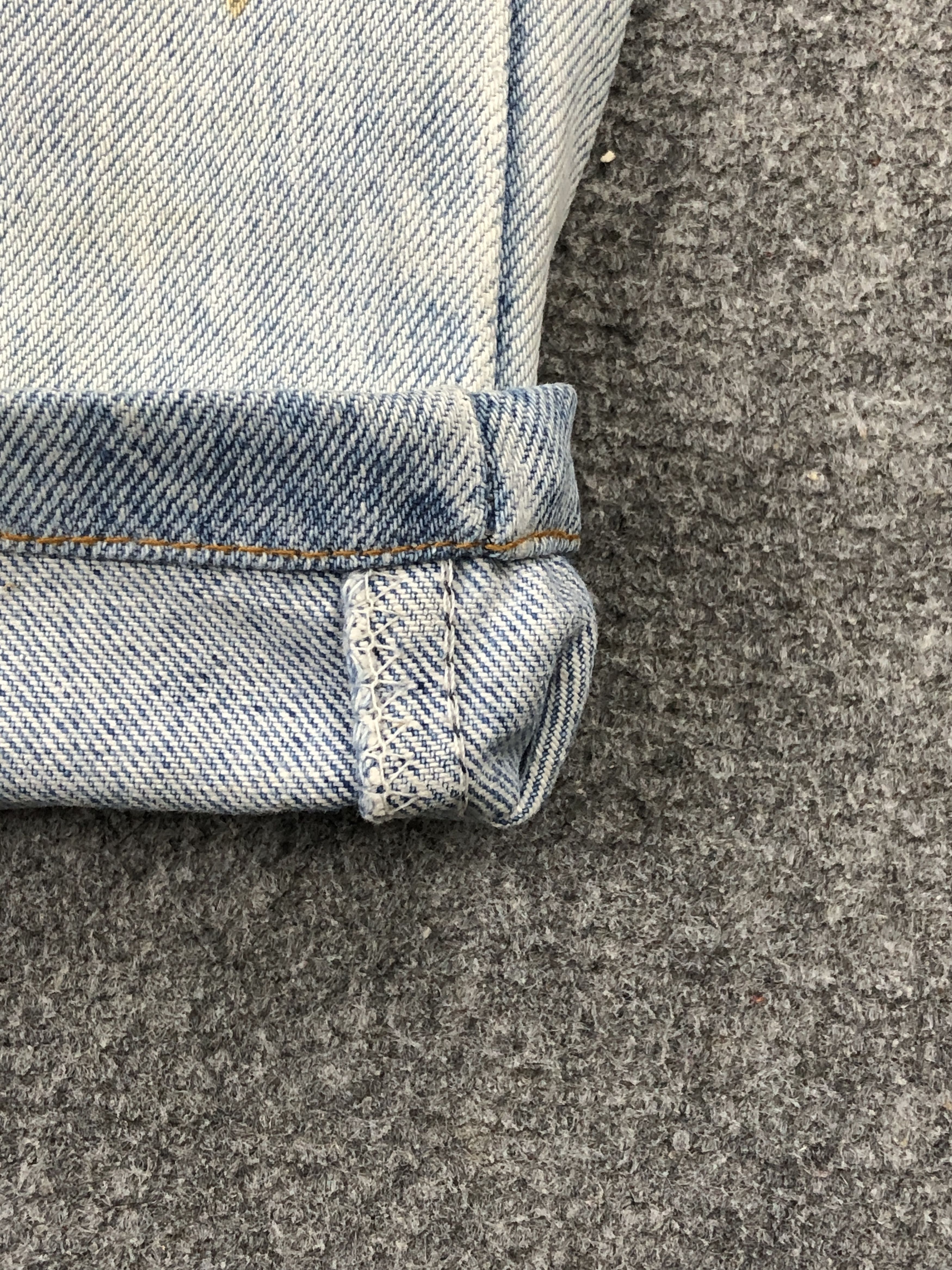 Levi's Vintage 90s Levis 505 Dirty Light Washed Jeans DP2256 Size US 29 - 14 Thumbnail
