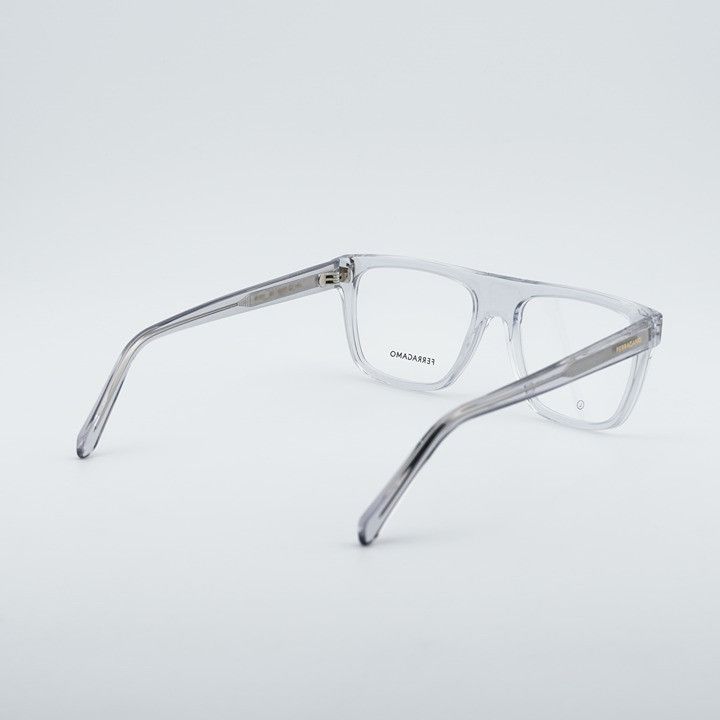 Salvatore Ferragamo Salvatore Ferragamo SF2997 050 Eyeglasses Crystal Grey 55mm Size ONE SIZE - 7 Thumbnail