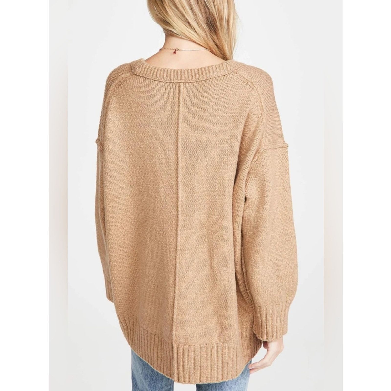 Free People Free People Desert Camel Long Sleeve Brookside XS New Size XS / US 0-2 / IT 36-38 - 3 Thumbnail
