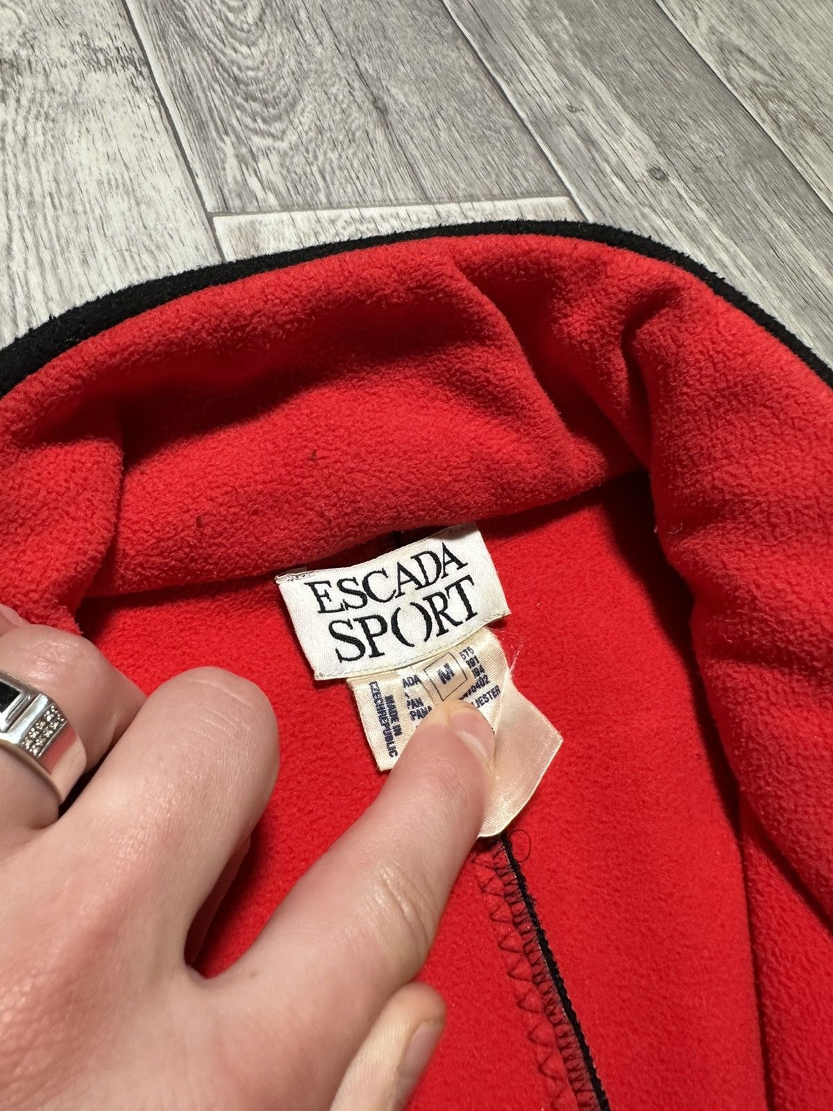 Escada Sport Vintage Escada Sport Fleece Jacket Size M / US 6-8 / IT 42-44 - 9 Thumbnail