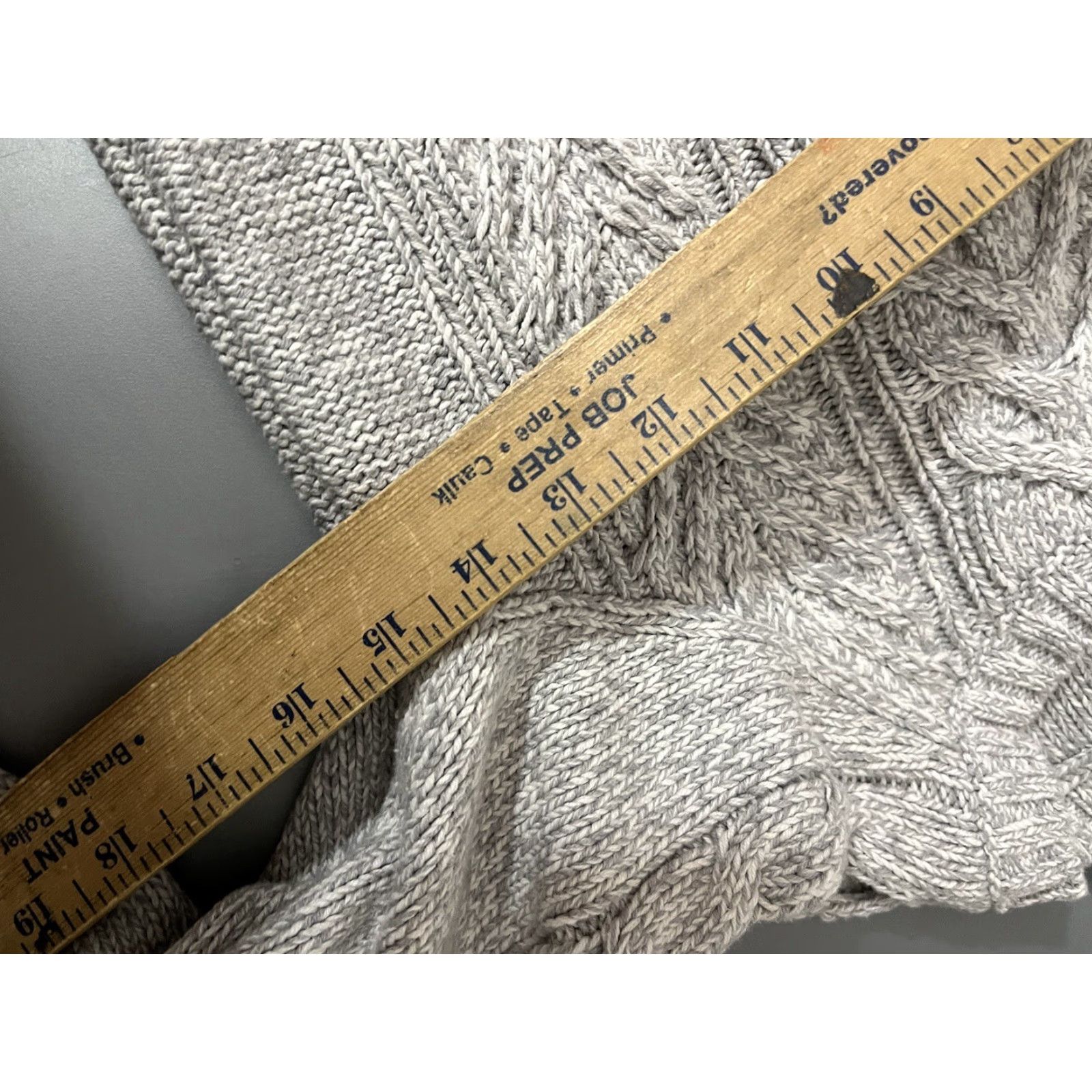 Loft LOFT Dress Sweater Women S Grey Cable Knit Long Sleeve Cold Shoulder Knit Dress Knee Length Maroon? (Wait) Size S / US 4 / IT 40 - 5 Thumbnail