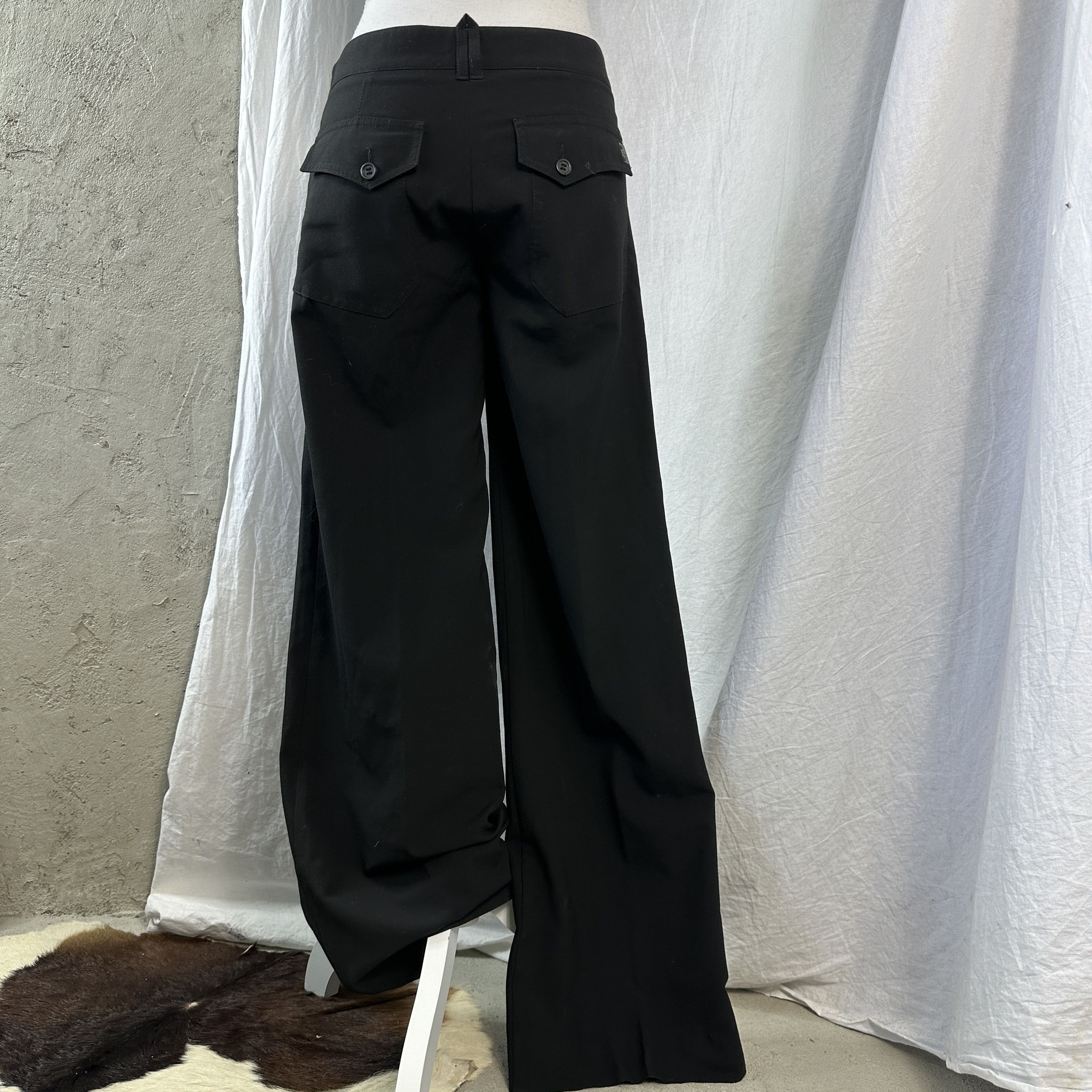 Cop Copine × Vintage Vintage Avant Garde Y2K Flared Cop Copine Casual Pants Size 26" / US 2 / IT 38 - 5 Thumbnail