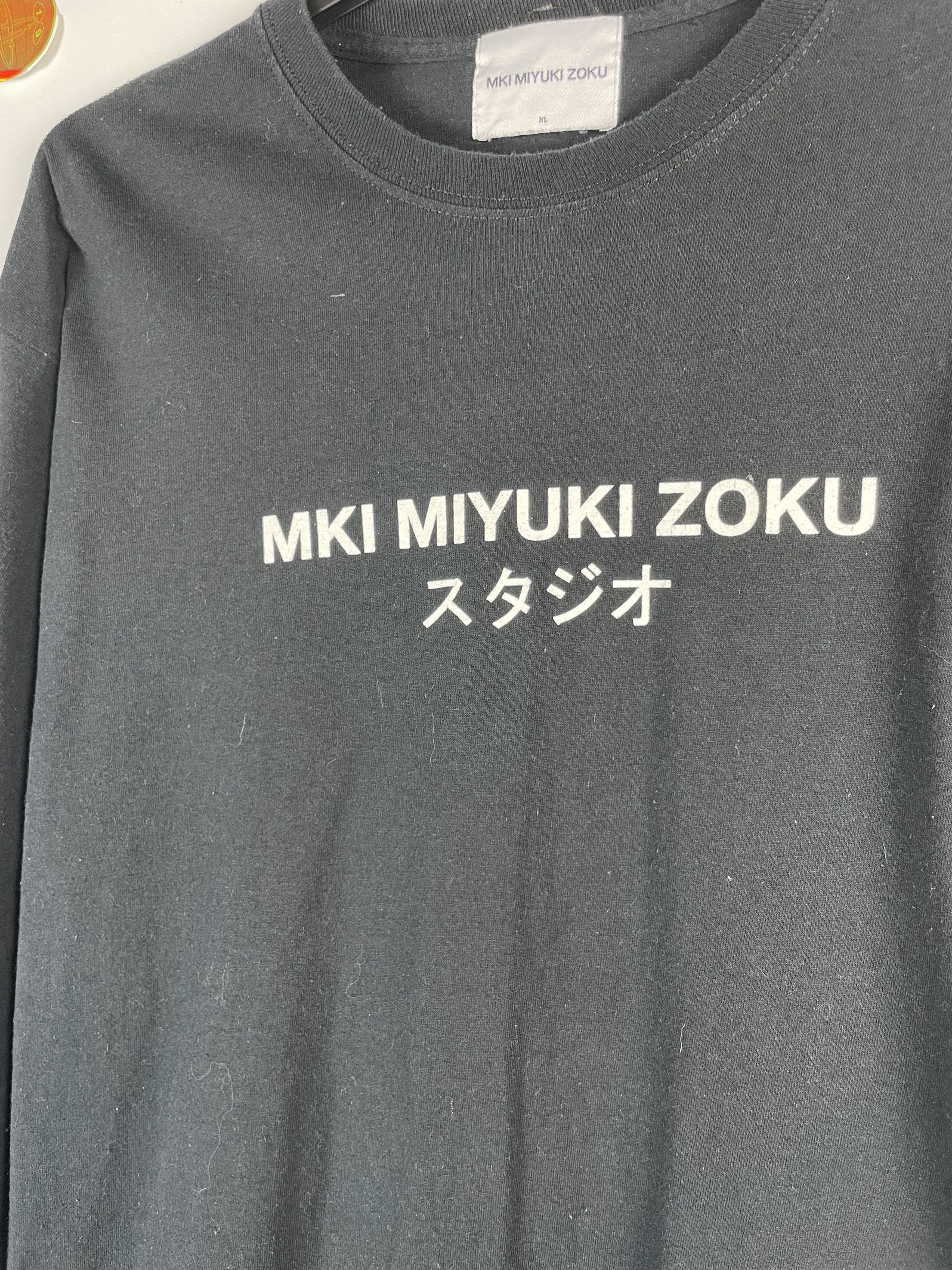 Mki Miyuki Zoku Vintage Mki Miyuki Zoku Long Sleeve T-Shirt trashed Y2K Size US XL / EU 56 / 4 - 4 Thumbnail