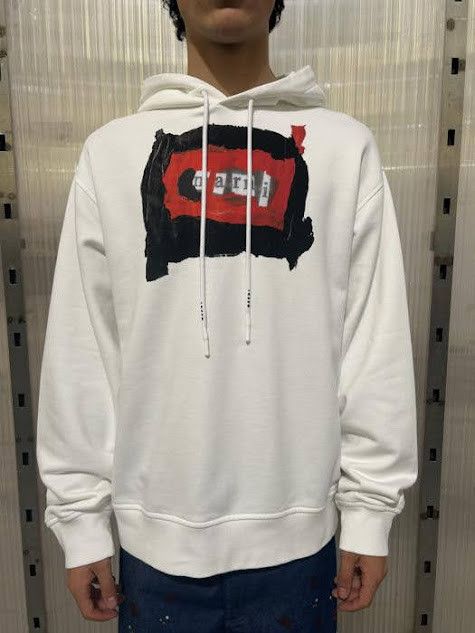 Marni o1w1db10526 Logo Hoodie in White Size US M / EU 48-50 / 2 - 5 Thumbnail