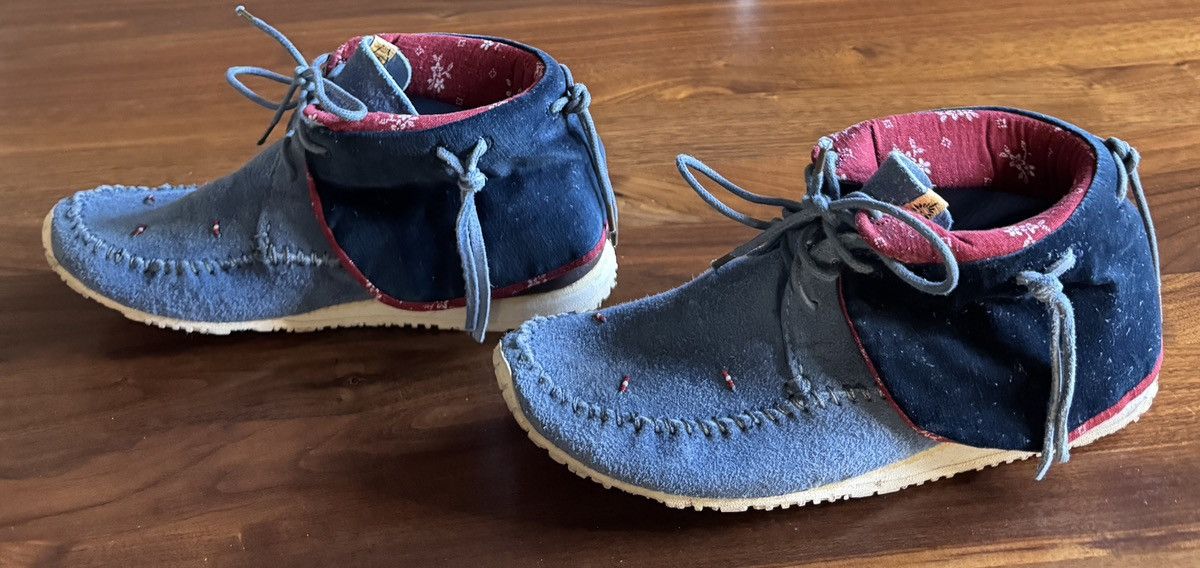 Visvim Visvim FBT Blue Suede Sneakers Size US 8 / EU 41 - 3 Thumbnail