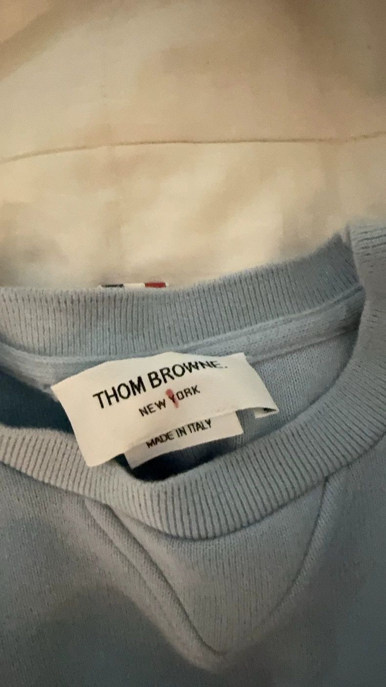 Other Thom Browne Light blue hoodie Size XS / US 0-2 / IT 36-38 - 4 Thumbnail