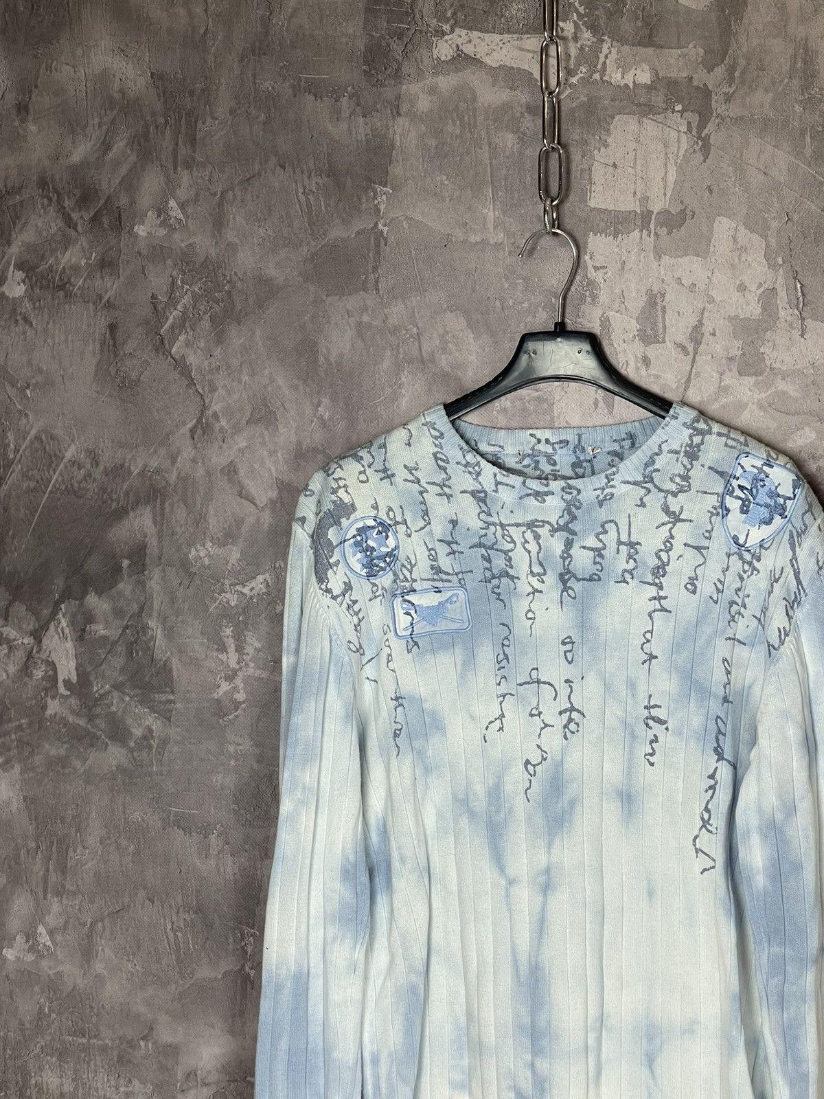 Japanese Brand Avant Garde Y2K Art Rare Multicolour Sweater Long Sleeve Size L / US 10 / IT 46 - 3 Thumbnail