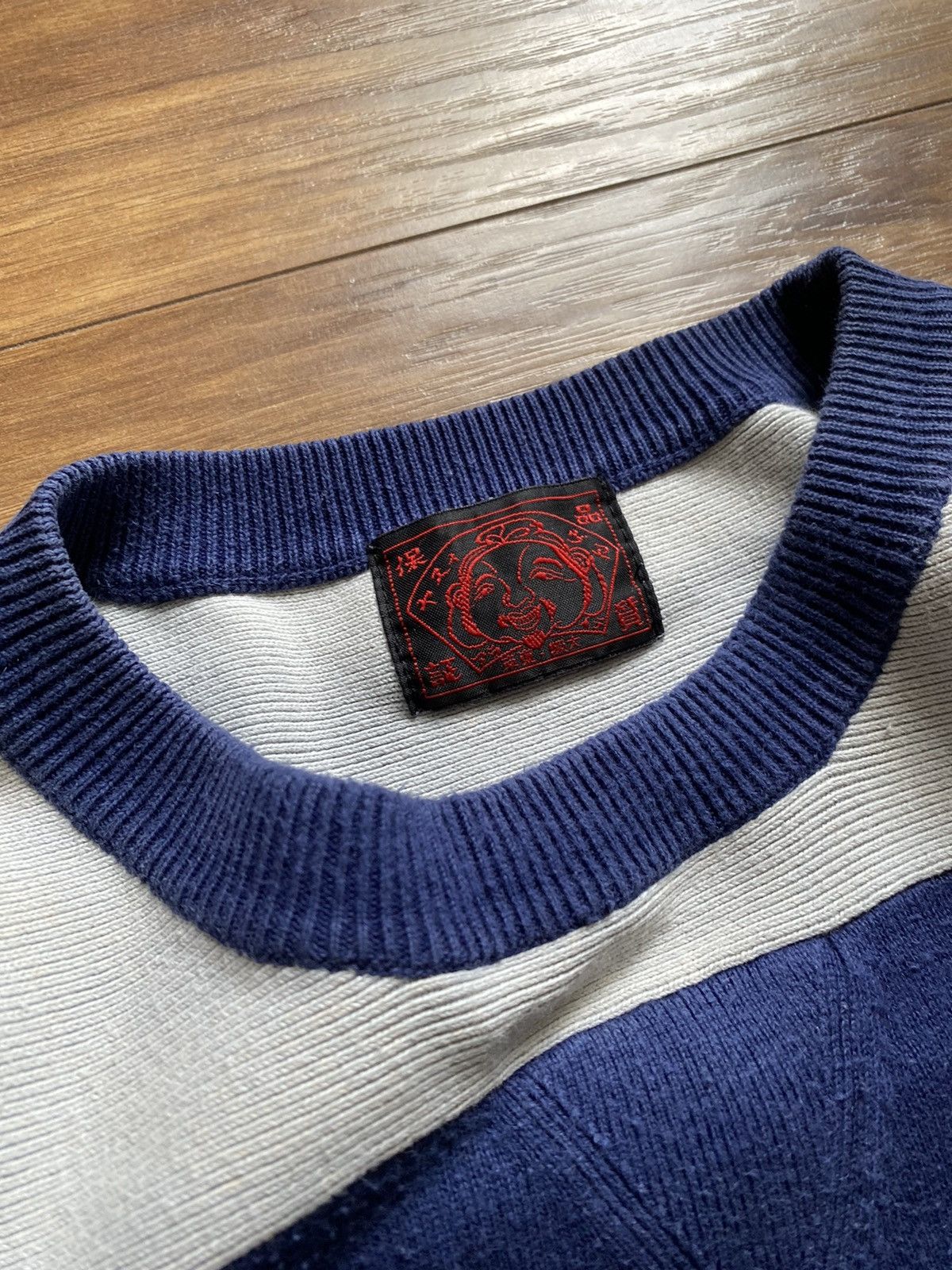 Evisu × Japanese Brand × Vintage Evisu Vintage Sweater Centr Logo,Y2k,Japanese Style Size US M / EU 48-50 / 2 - 4 Thumbnail