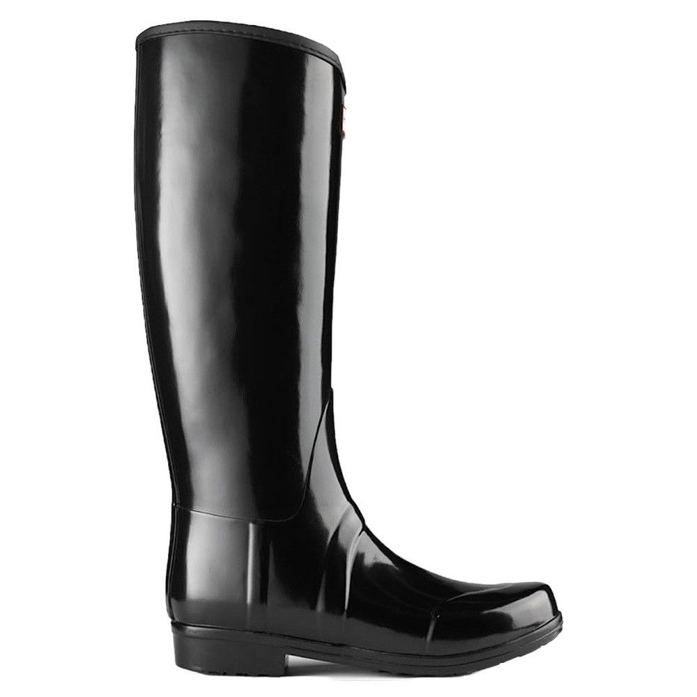 Hunter Hunter Original Women's Tall Rain Boots - Black Wellington Size US 5 / IT 35 - 2 Thumbnail