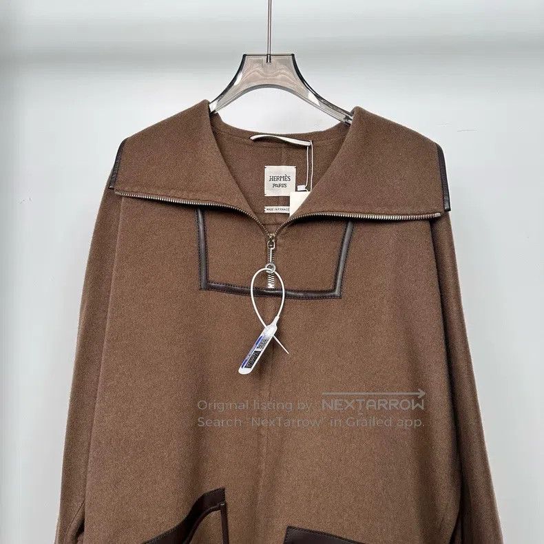 Hermes Hermes Camel Cashmere Fringe Jacket Size XXS / US 00 / IT 34 - 4 Thumbnail