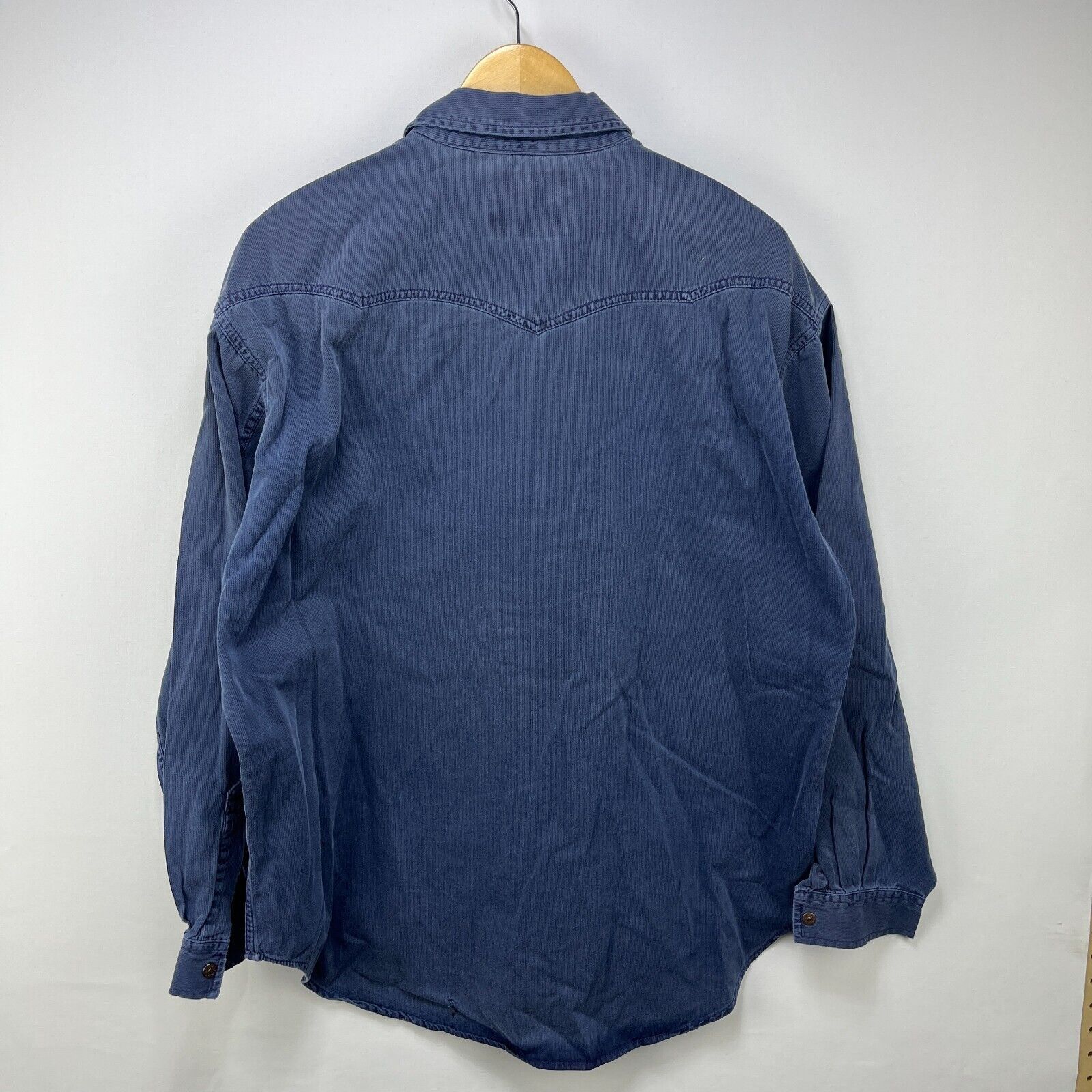Levi's × Vintage Vintage 90s Levi's Snap Button Faded Long Sleeve Shirt Large Size US L / EU 52-54 / 3 - 8 Thumbnail