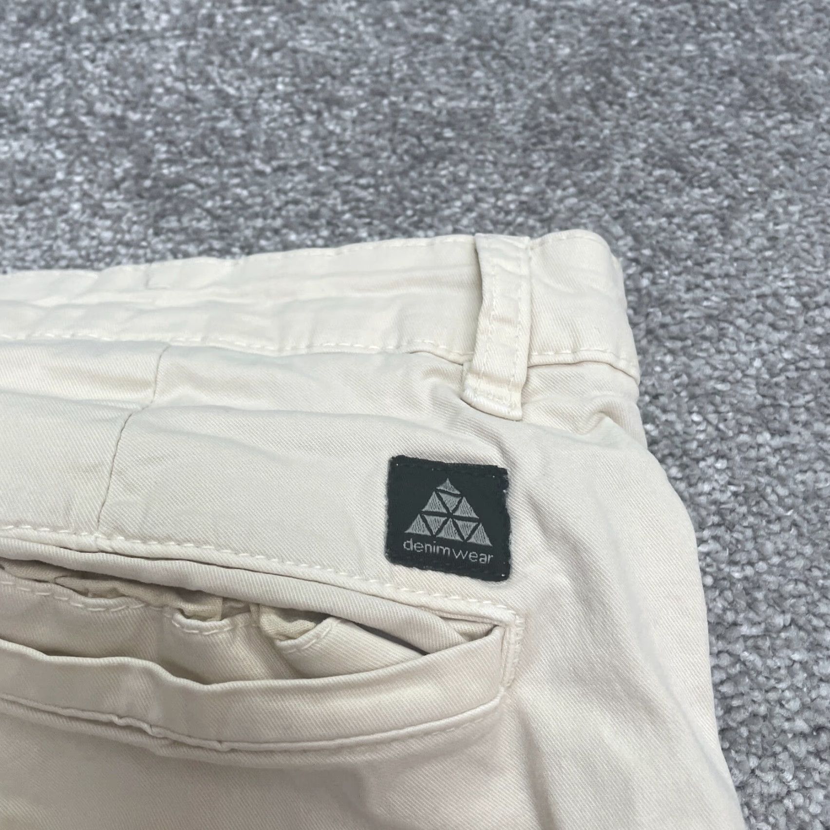 Zara Zara Khaki Pants Mens 34 Beige Sit Straight Leg Cotton Canvas Casual Workwear 34x30 Vintage No Not N/A Size US 34 / EU 50 - 4 Thumbnail