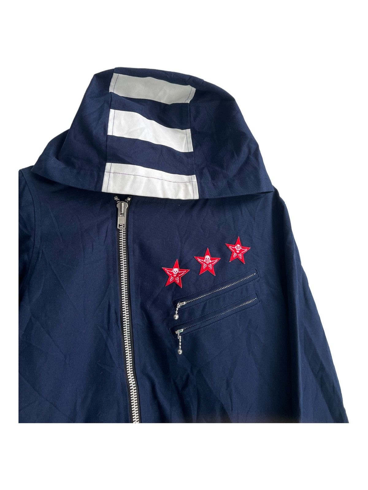 Tenderloin Rolling Cradle Skulls Star Hoodie Biker Double Collar Jacket Size US S / EU 44-46 / 1 - 5 Thumbnail
