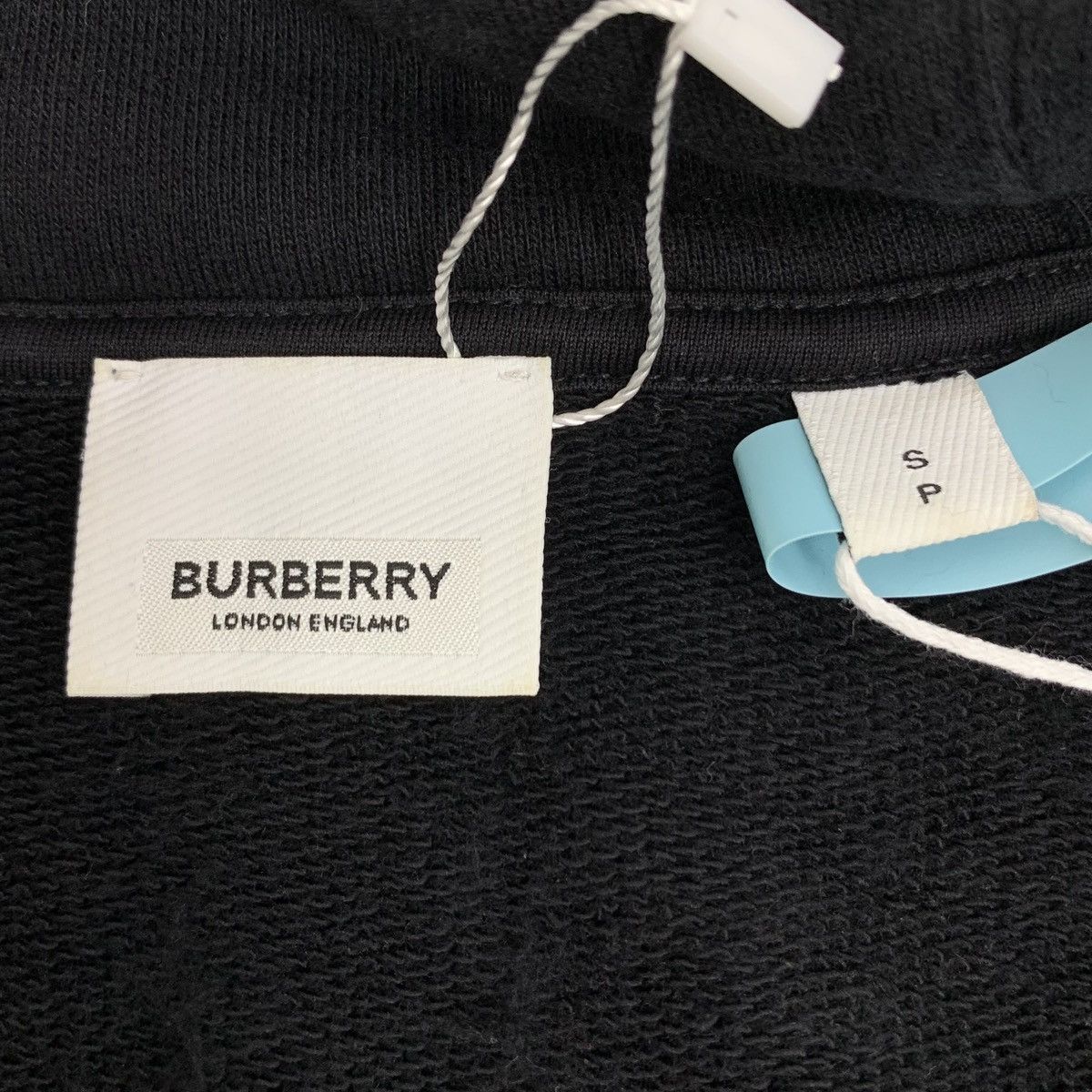 Burberry Burberry Black Logo Embroidered Hooded Sweatshirt K26WX Size US S / EU 44-46 / 1 - 5 Thumbnail