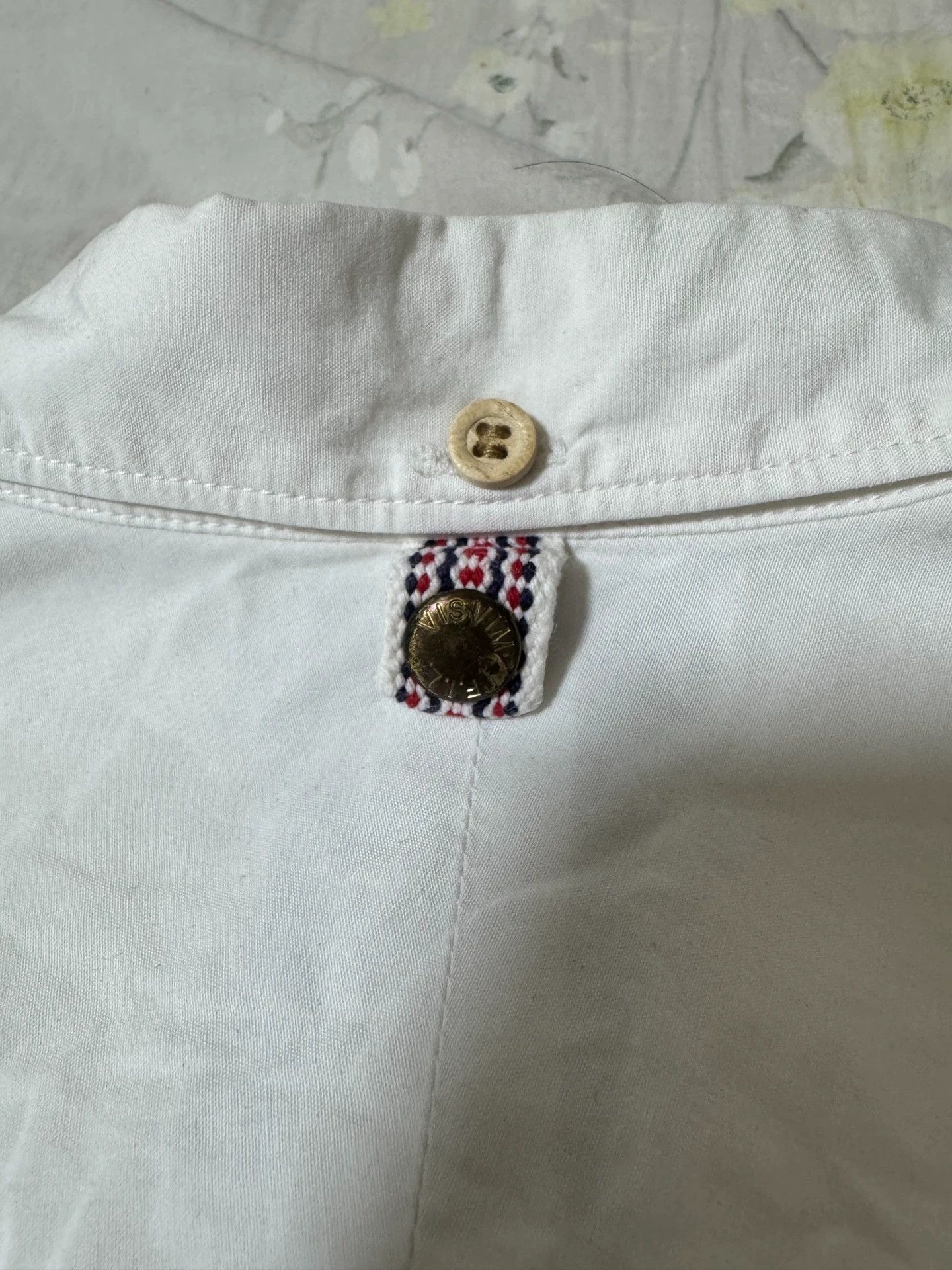Visvim visvim ict 14SS Heart Vintage Patchwork White S Shirt Size US S / EU 44-46 / 1 - 8 Thumbnail