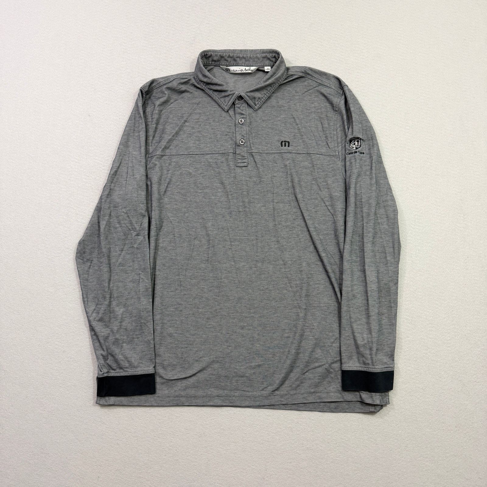 TravisMathew Travis Mathew Long Sleeve Polo Shirt XL Golf Performance Size US XL / EU 56 / 4 - 1 Thumbnail