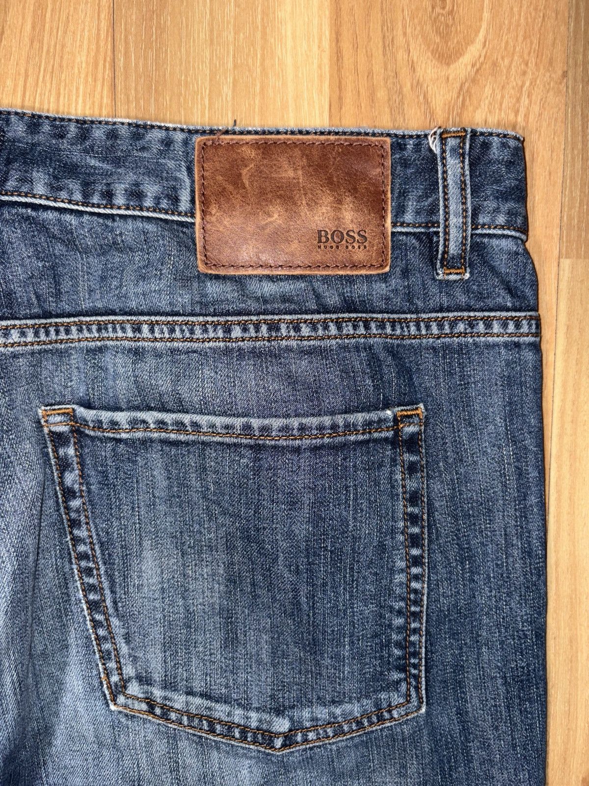 Hugo Boss BOSS Hugo Boss Slim Fit Stretch Jeans 38x34 Made in Egypt Size US 38 / EU 54 - 5 Thumbnail