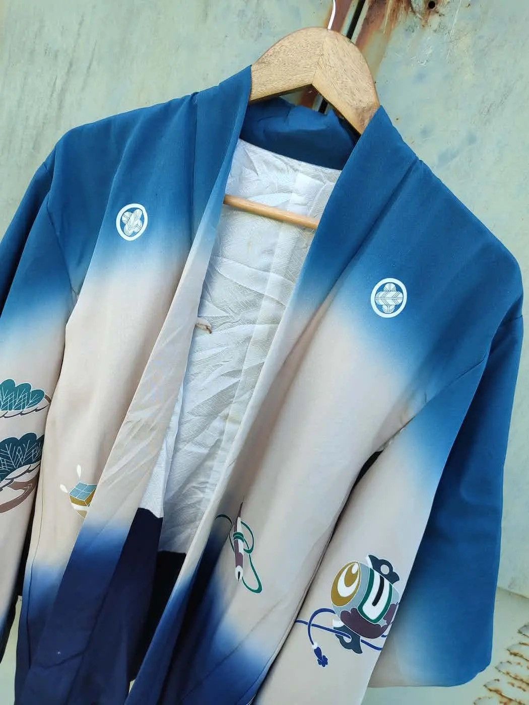 Vintage Vintage Japanese Haori Kimono Jacket with TreasureShip Print Size US M / EU 48-50 / 2 - 4 Thumbnail