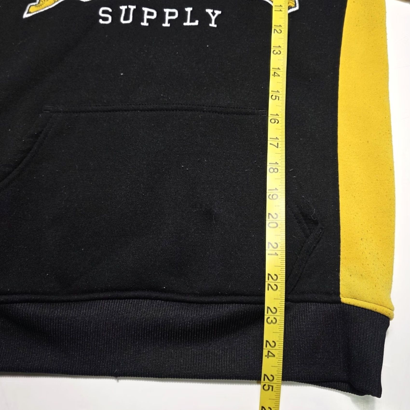 Vintage Dogg Supply Snoop Dogg Hoodie Men XS Black Yellow White Logo Embroidered Hooded Pullover Long Sleeve Regular Fit Machine Washable Size US XS / EU 42 / 0 - 6 Thumbnail