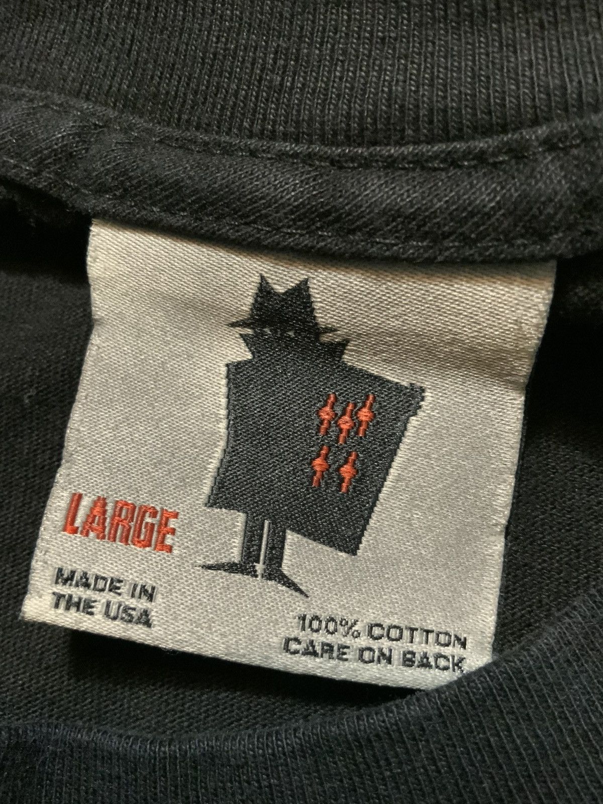 Real Bad Man RBM Real Bad Man Crimewave MFG Television TV Black T-Shirt Size US L / EU 52-54 / 3 - 6 Thumbnail