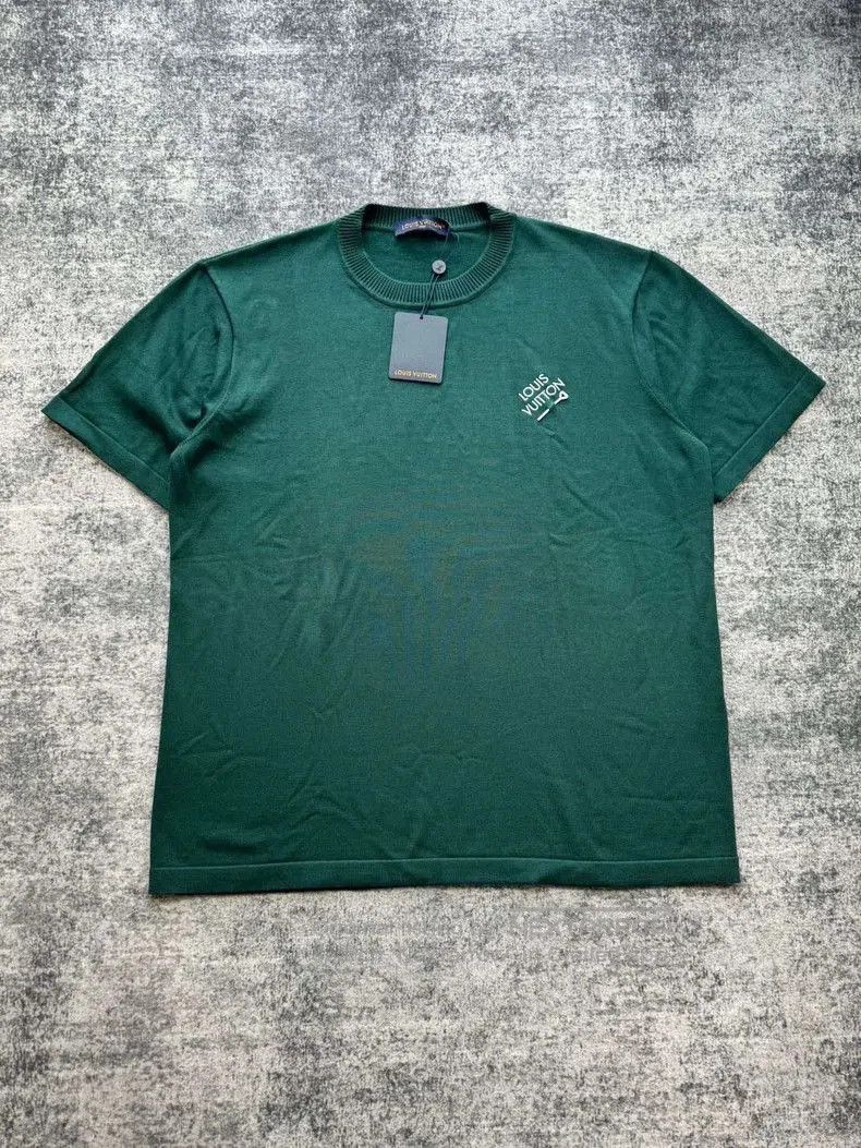 Louis Vuitton Louis Vuitton Green Pin Knit T. Size US L / EU 52-54 / 3 - 1 Thumbnail