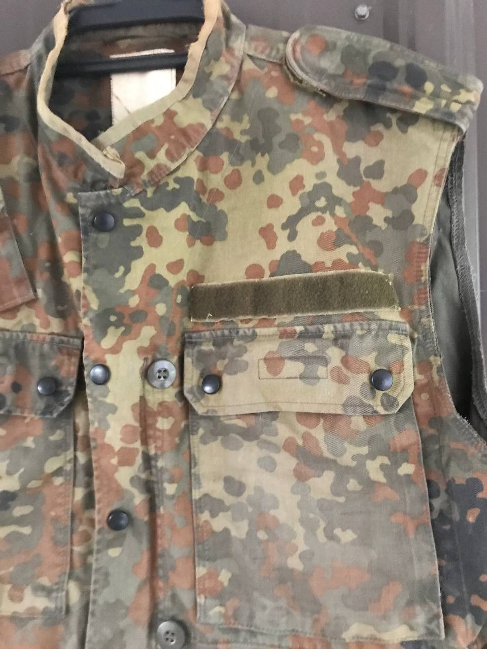 Vintage Vintage German Military Flecktarn Camouflage Vest Size US M / EU 48-50 / 2 - 2 Thumbnail